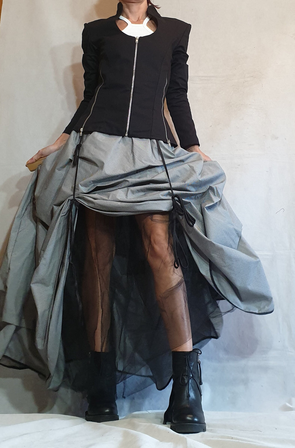 Ball Skirt Women, Tutu Cocktail Skirt, Gothic Skirt, Asymmetric Skirt Dress, Long Short Skirt, High Tulle Skirt, Circle Skirt, Wedding Skirt