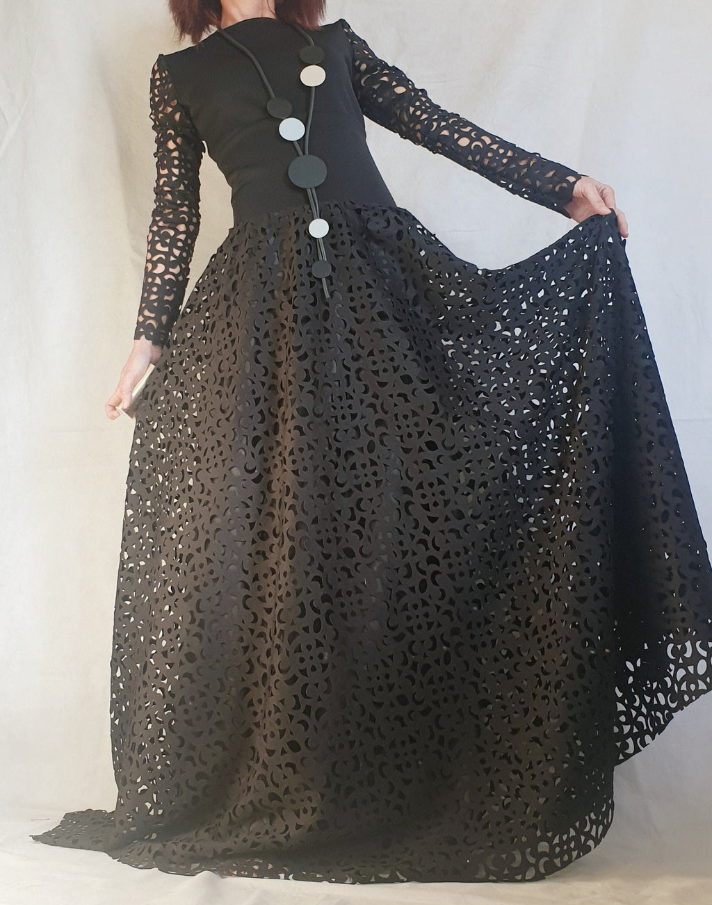 Extravagant Set, Gothic Women Set, Women Cocktail Costume, Women Wedding Set, Blouse And Long Skirt Set, Christmas New Year set