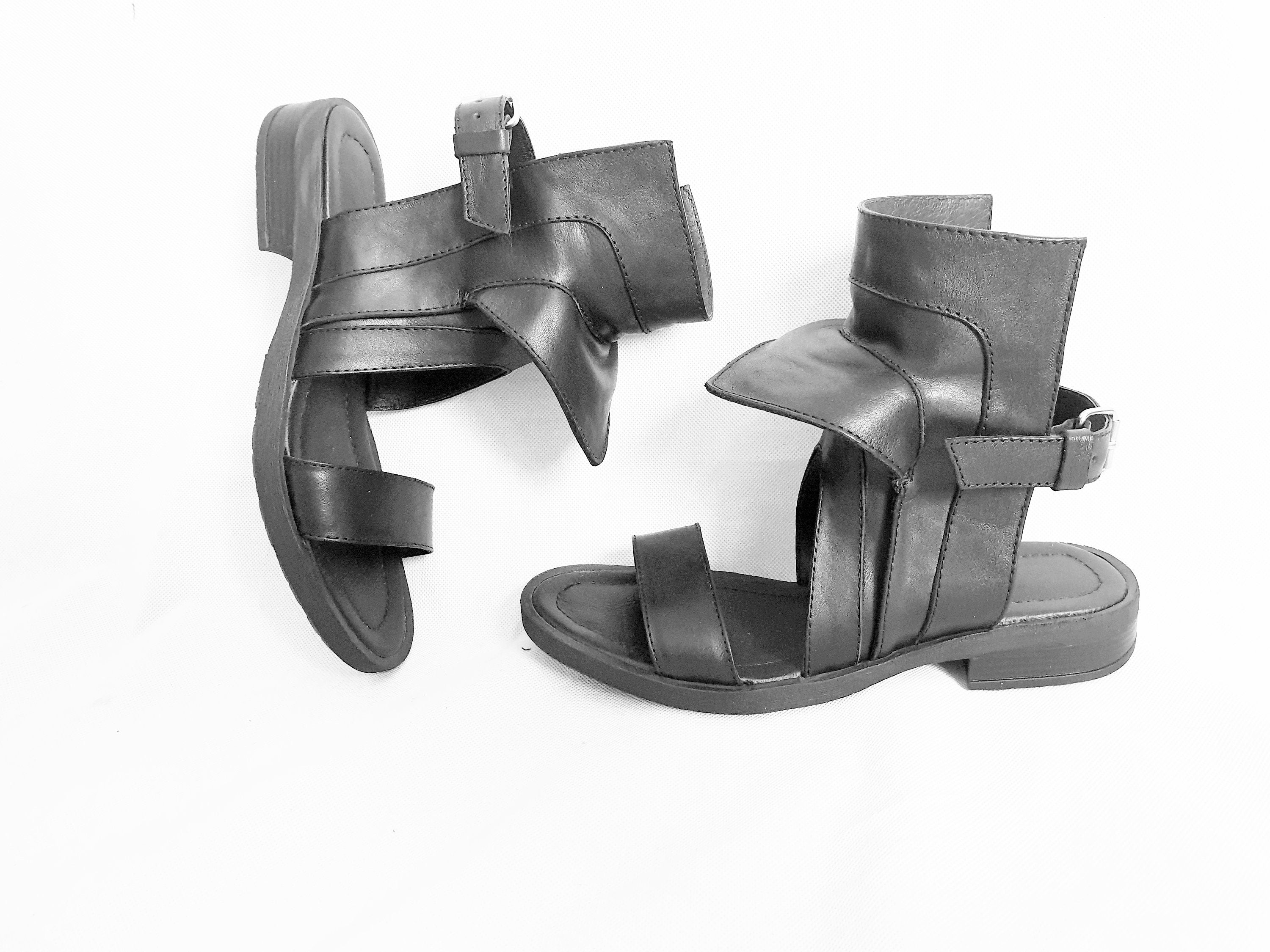 Gladiator Sandals, Strappy Shoes, Grunge Shoes, Steampunk Shoes, Gothic Sandals, Extravagant Shoes, Comfortable Sandals, Handmade Shoes