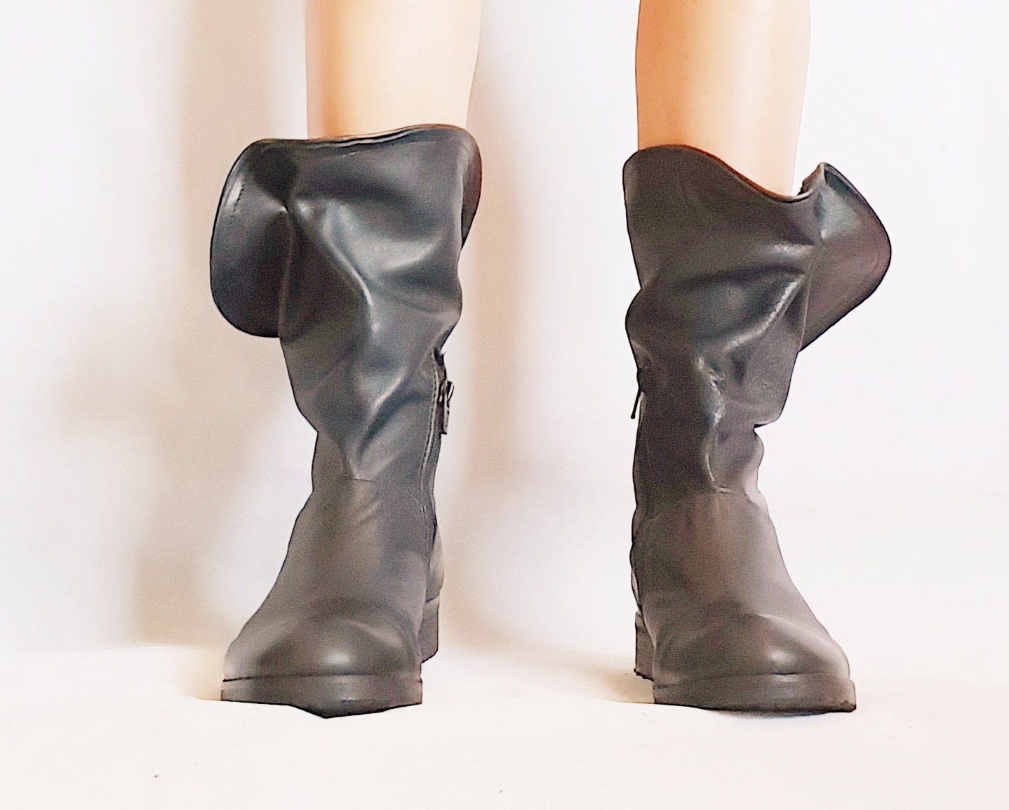 Extravagant Shoes, Leather Booties, Women Ankle Boots, Black Shoes, Leather Shoes, Gothic Shoes, No Tie Shoes, Comfortable Shoes, Steampunk