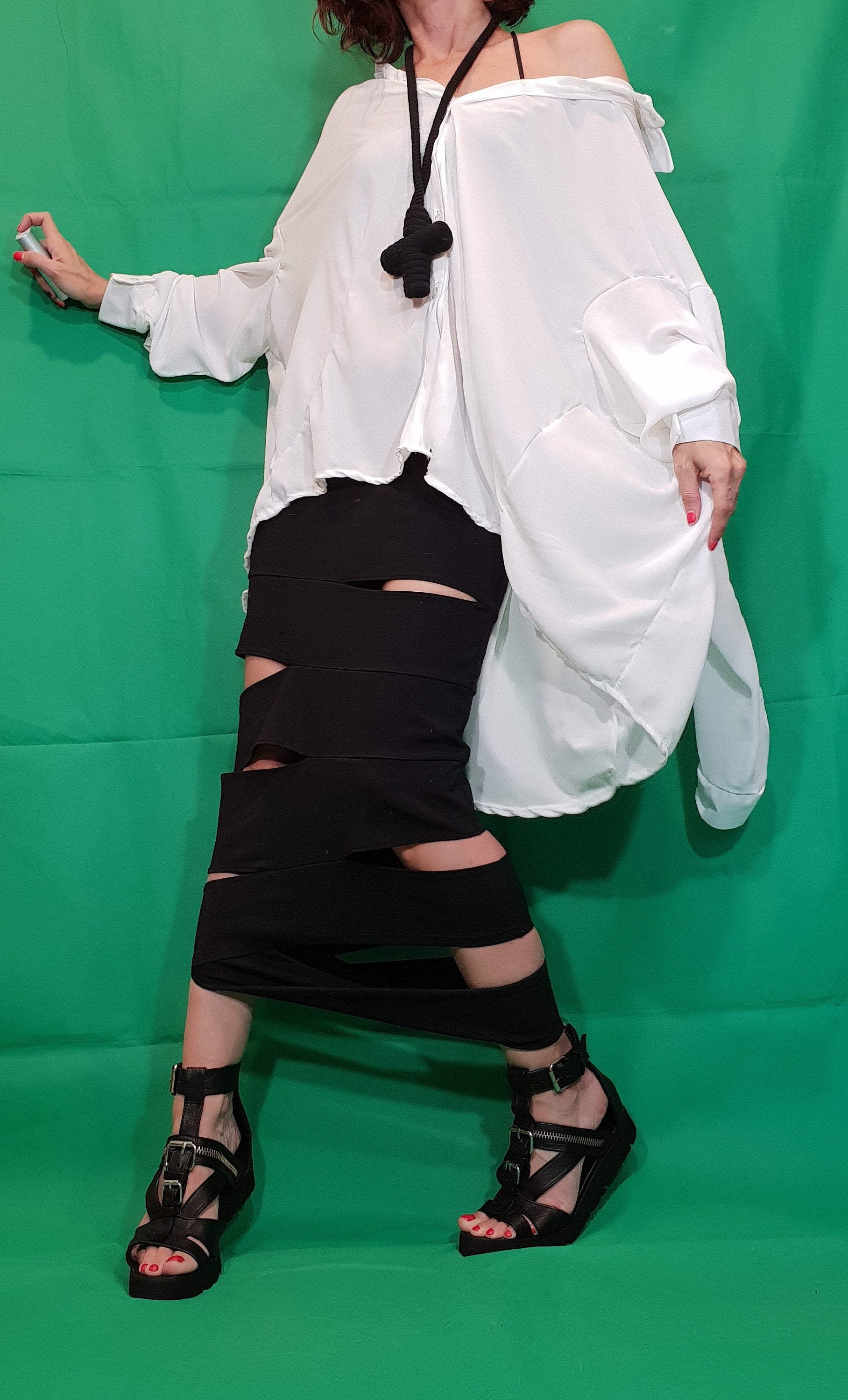 Extravagant Skirt, Pencil Skirt, Long Slit Skirt, Ball Cocktail Skirt, Gothic Skirt, Asymmetric Skirt, Black Maxi Skirt, Wedding Skirt