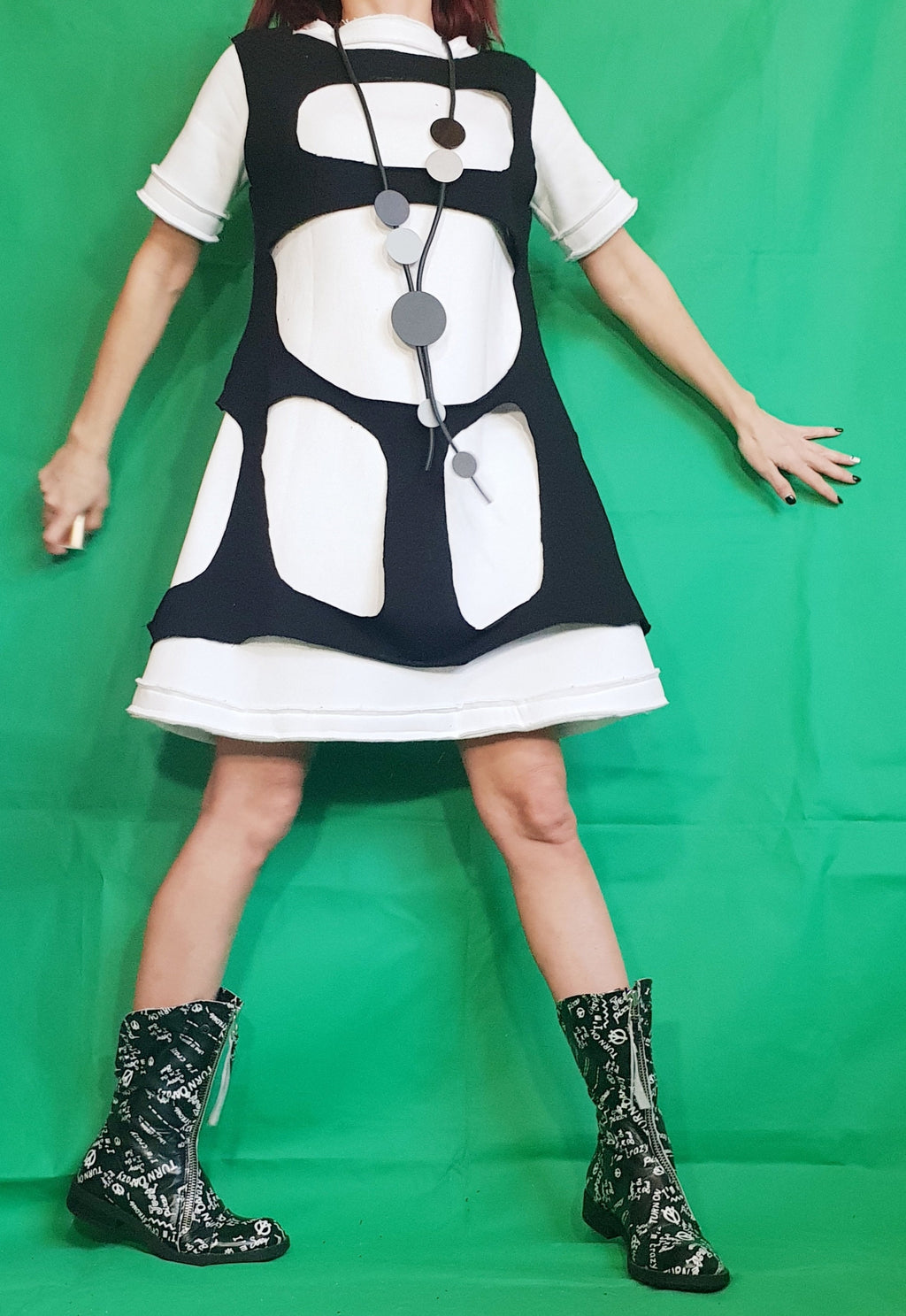 White Dress For Women, Asymmetric Dress, Plus Size Clothing, White Cotton Dress, Loose Fit Dress, Bubble Dress, Extravagant Dress