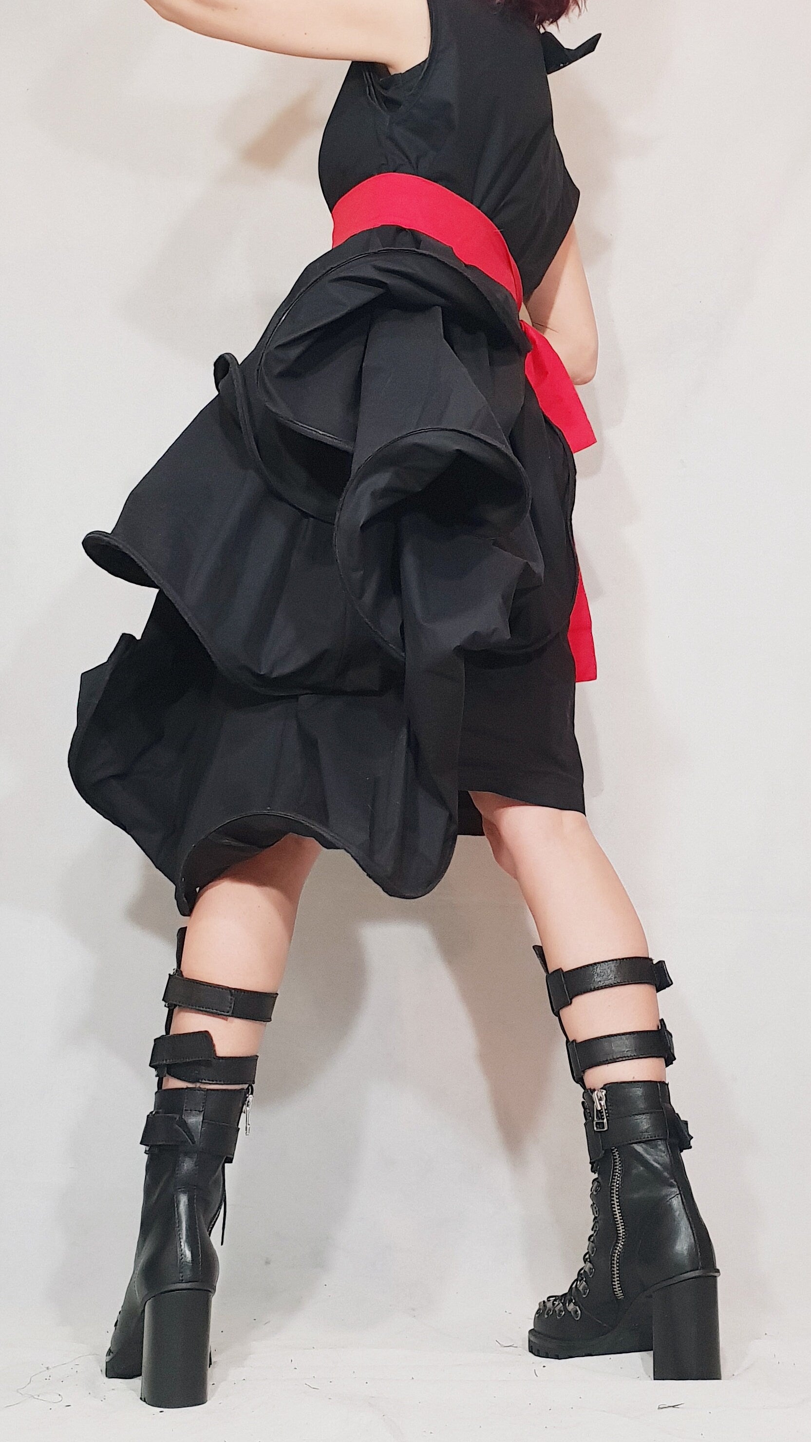 Asymmetric Dress, Gothic Dress, Wedding Dress, Ball Dress, Extravagant Dress, Cocktail Dress, Futuristic Dress, Avant Garde Dress