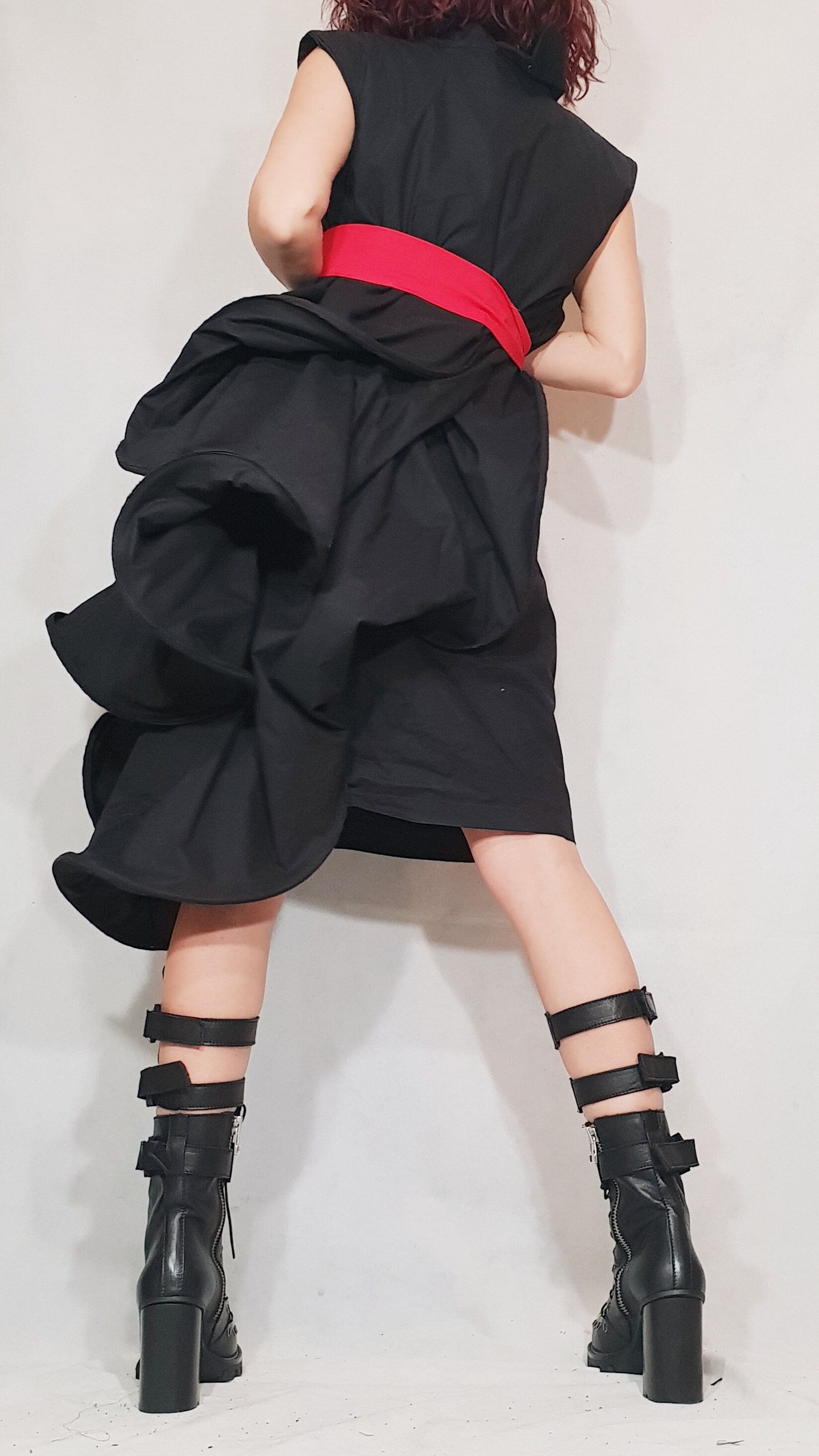 Asymmetric Dress, Gothic Dress, Wedding Dress, Ball Dress, Extravagant Dress, Cocktail Dress, Futuristic Dress, Avant Garde Dress