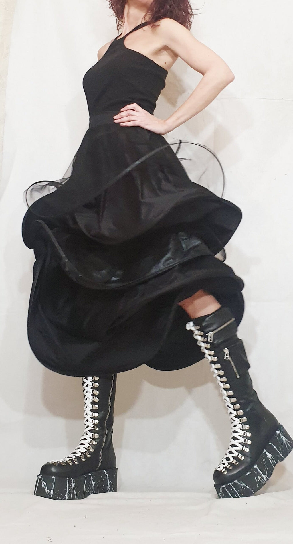 Extravagant Ball Skirt Women, Cocktail Skirt, Gothic Skirt, Asymmetric Skirt Dress, High Tulle Skirt, Circle Skirt, Wedding Skirt