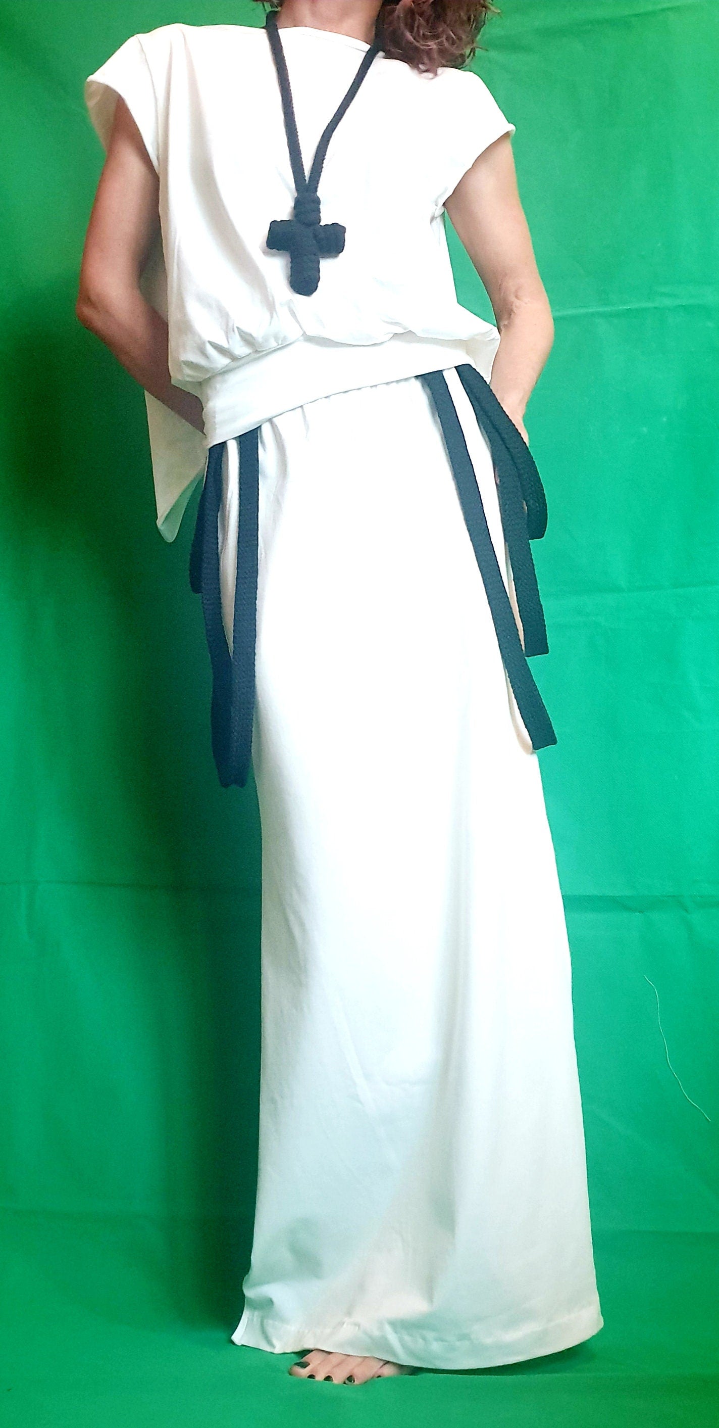 Extravagant Women Skirt Set, Open Back Blouse And Skirt Set, Gothic Women Costume, Steampunk style, Two Piece Set