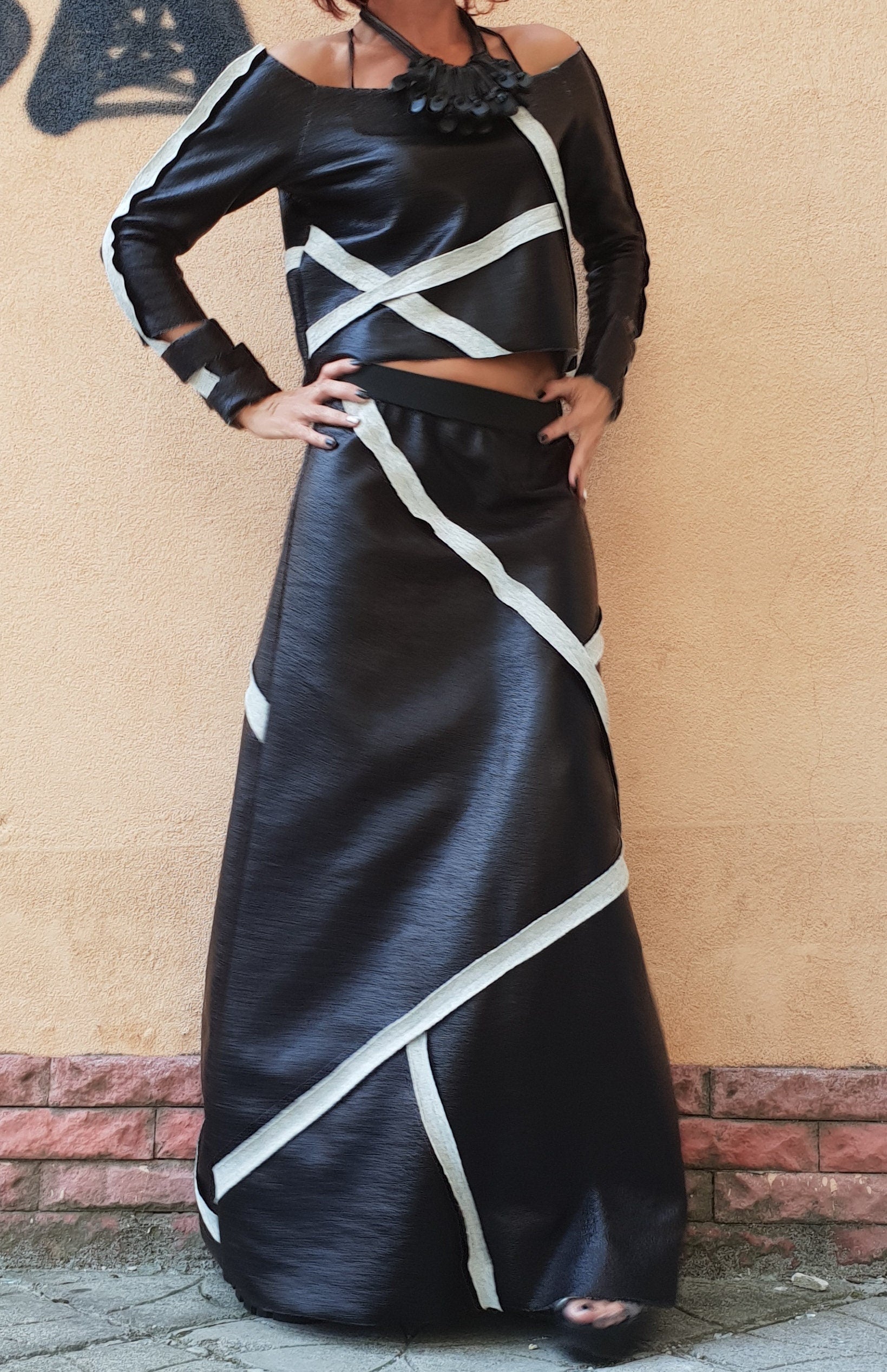 Extravagant Set, Gothic Women Set, Women Suit, Plus Size, Women Casual Extravagant Outfit, Blouse And Skirt Set, Steampunk Costume