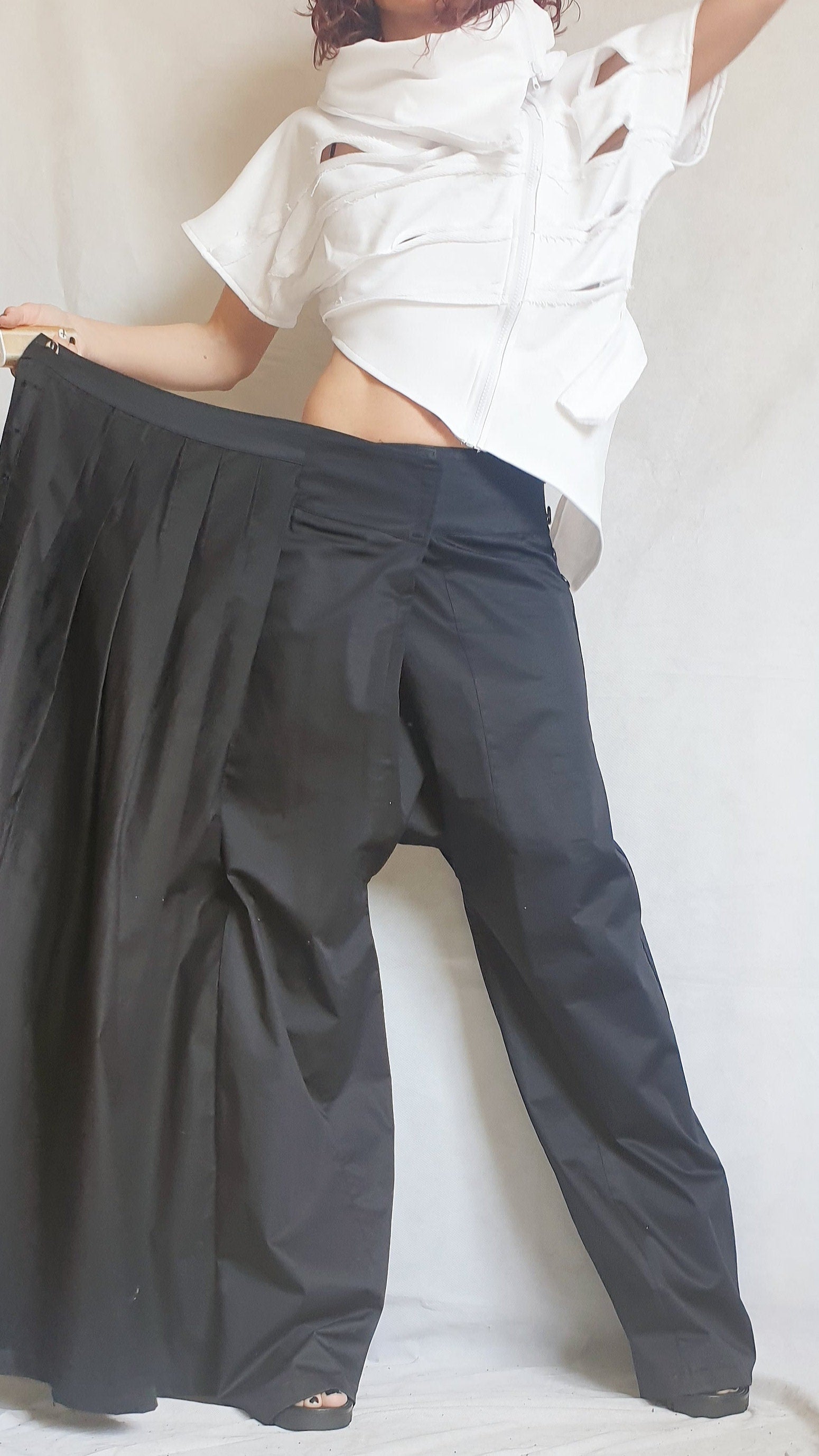 Women Vest, Gothic Vest, Asymmetric Vest, Sleeveless Vest, Designer Vest, Victorian Clothing, Avant Garde Vest, Steampunk Vest