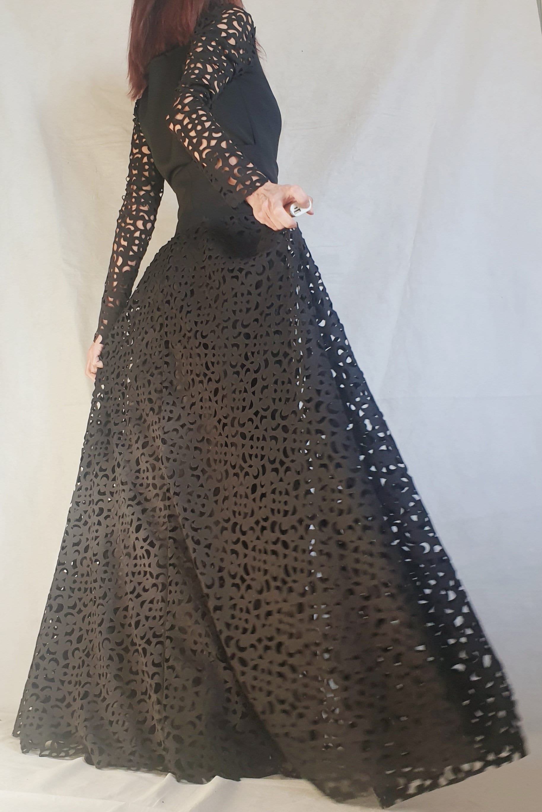 Extravagant Set, Gothic Women Set, Women Cocktail Costume, Women Wedding Set, Blouse And Long Skirt Set, Christmas New Year set