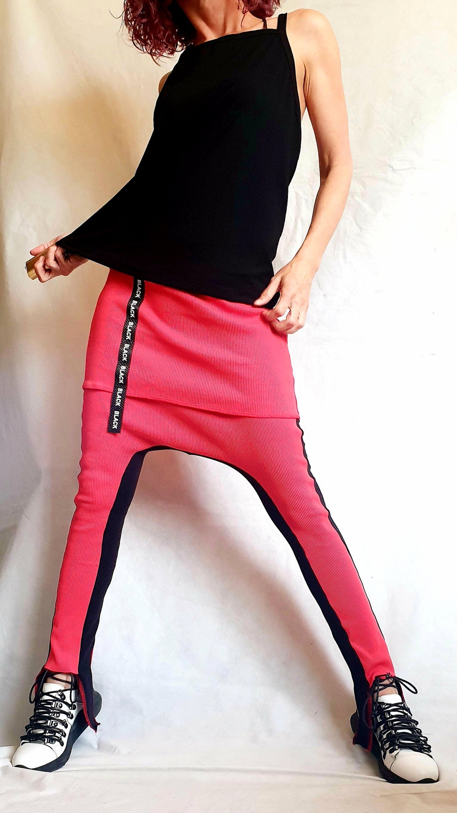 Extravagant Harem Pants, Asymmetric Pants, Harem Trousers, Loose Cotton Pants, Women Pants, Baggy Pants, Hip Hop Pants