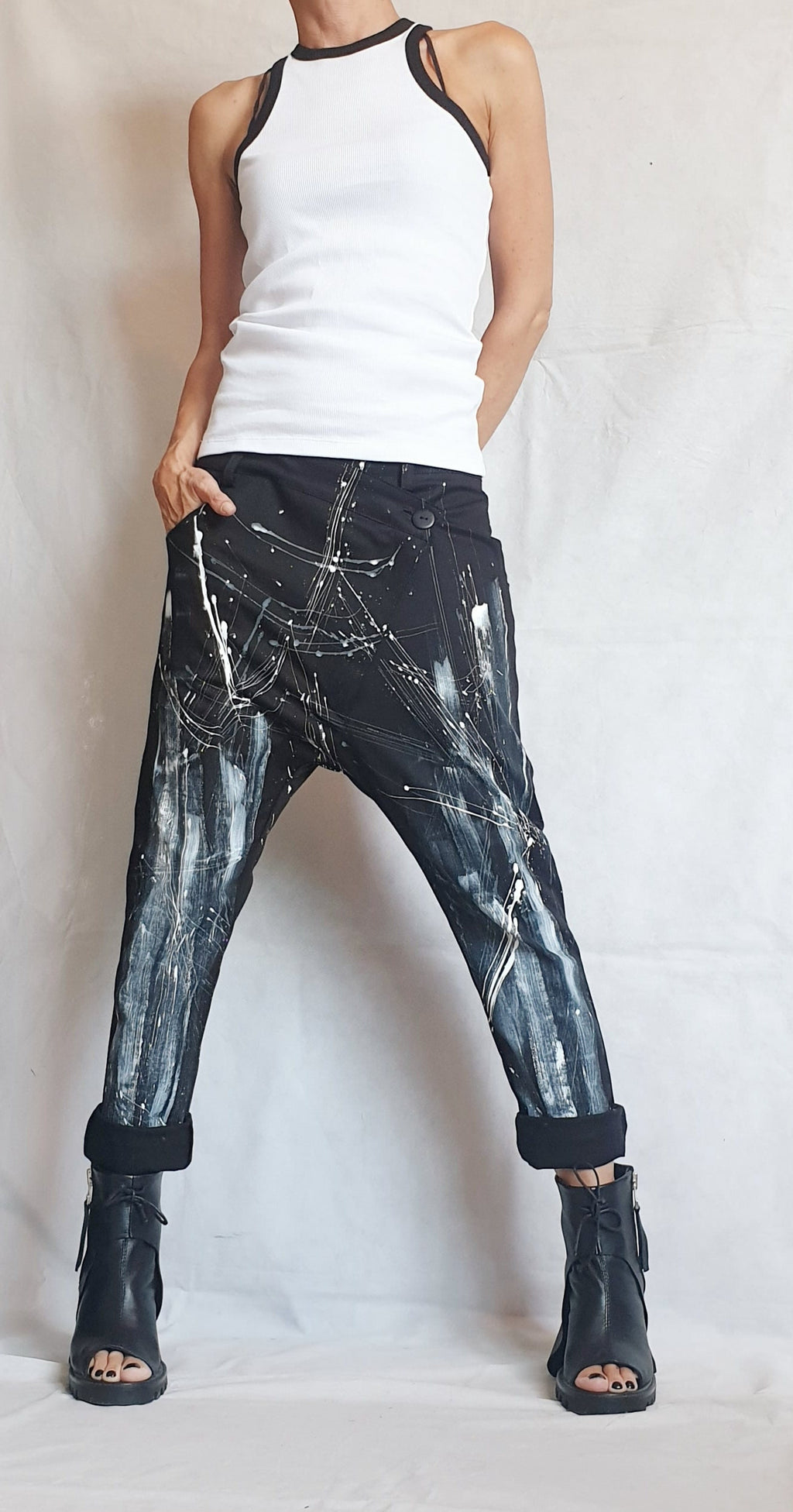 Extravagant Top, Cotton Top, Sexy Top, Sleeveless Party Blouse, Everyday Casual Summer Top