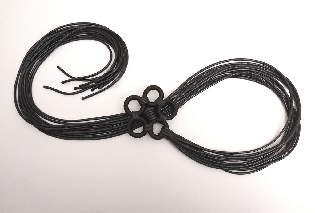 Black Flower Extravagant Necklace, Avant Garde Gothic Necklace, HandMade, extravagant JewelryChristmas gift for her