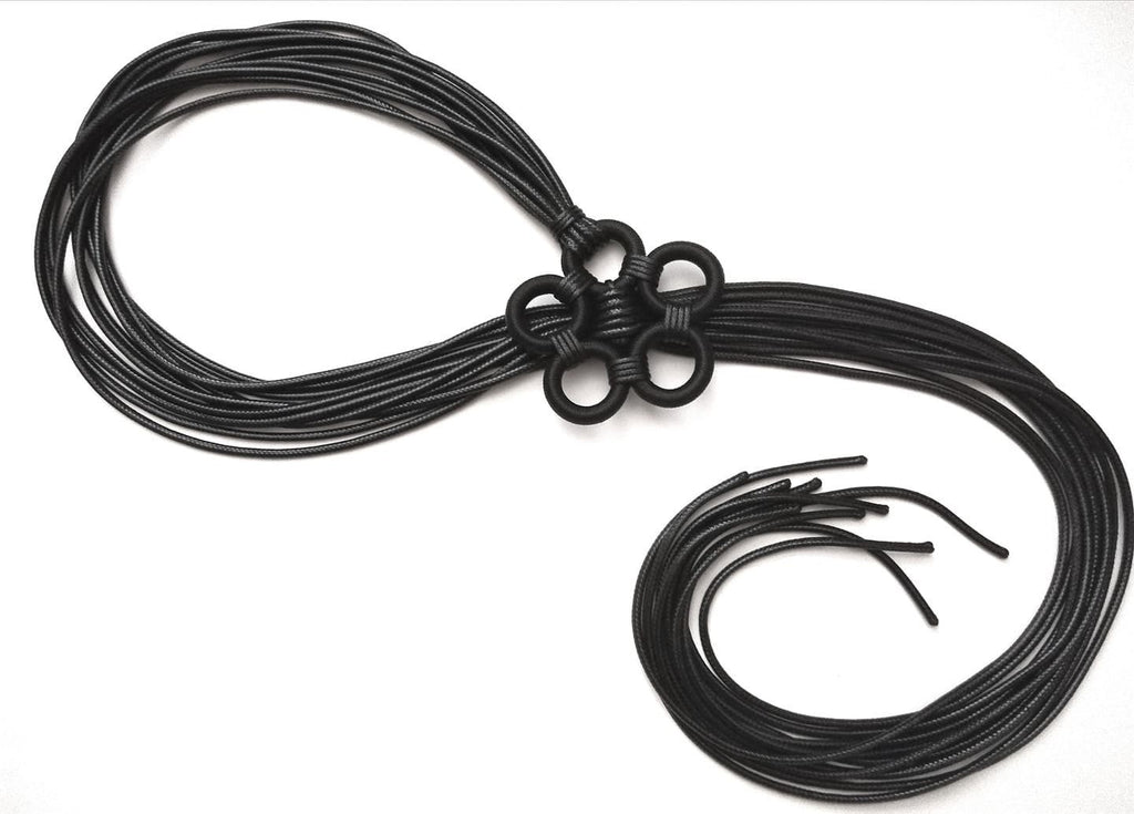 Black Flower Extravagant Necklace, Avant Garde Gothic Necklace, HandMade, extravagant JewelryChristmas gift for her