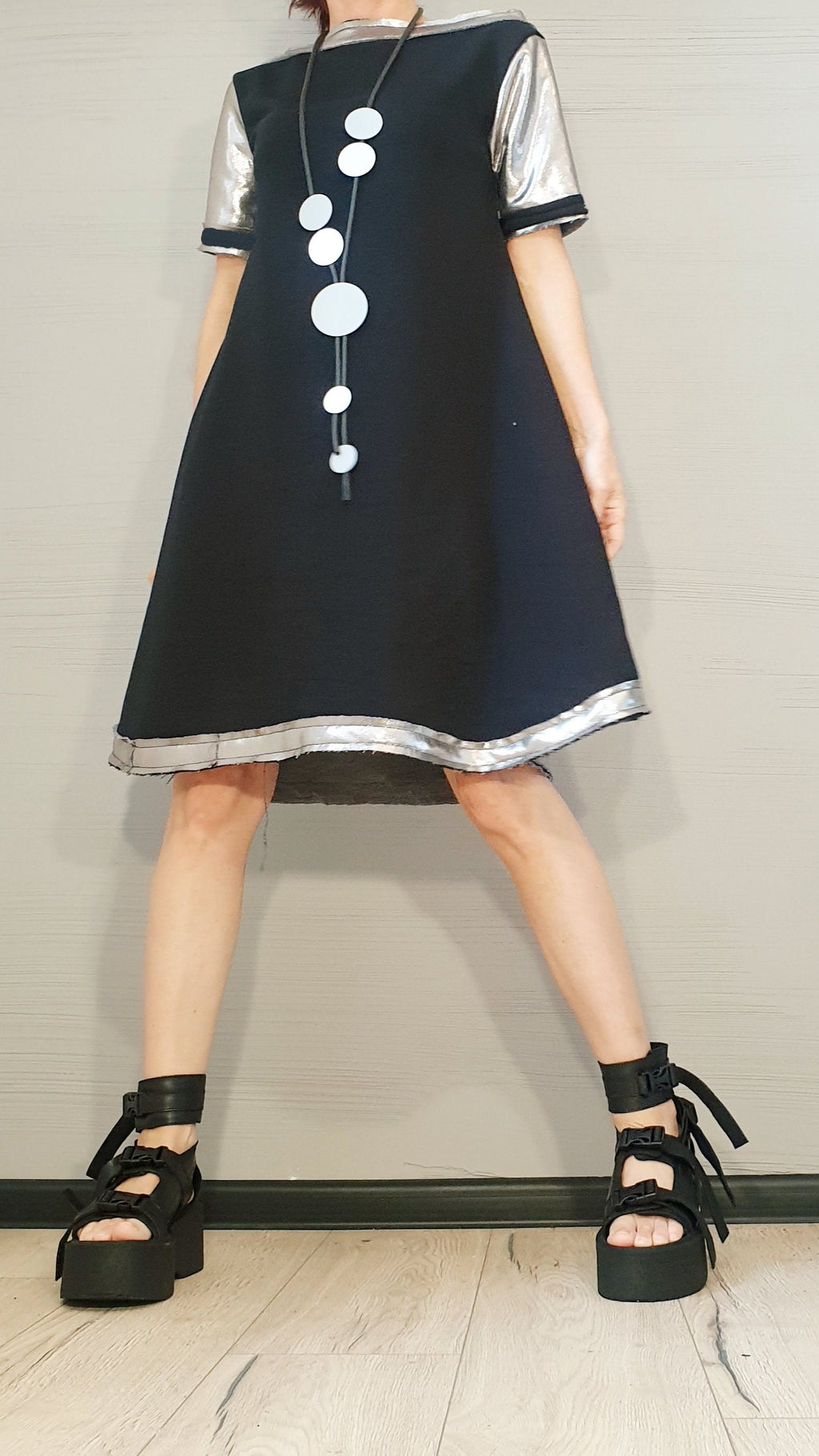 Extravagant Dress, Avant Garde Tunic, Loose TunicDress, Deconstructed Dress, Gothic tunic, Steampunk Tunic, Oversize Tunic