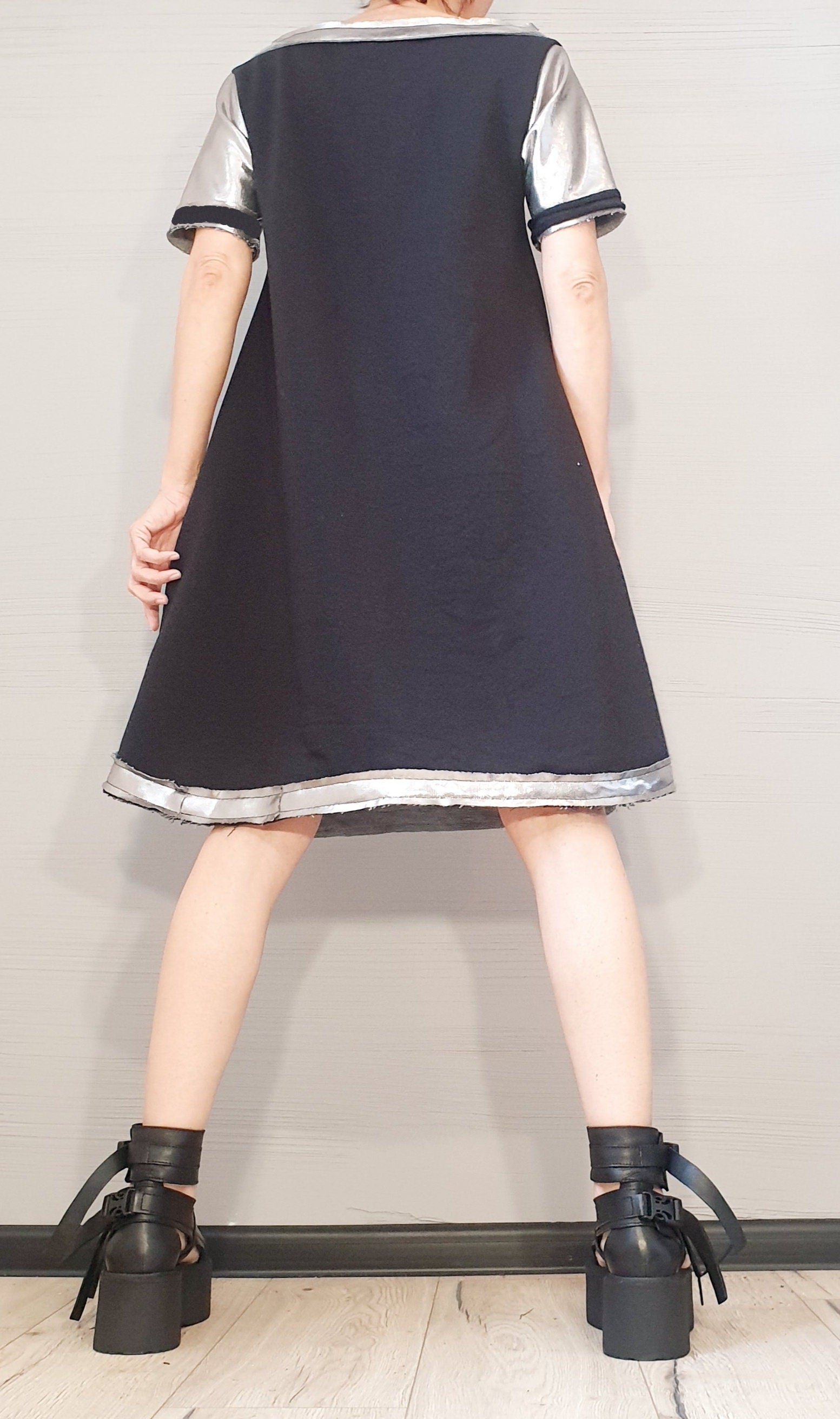 Extravagant Dress, Avant Garde Tunic, Loose TunicDress, Deconstructed Dress, Gothic tunic, Steampunk Tunic, Oversize Tunic