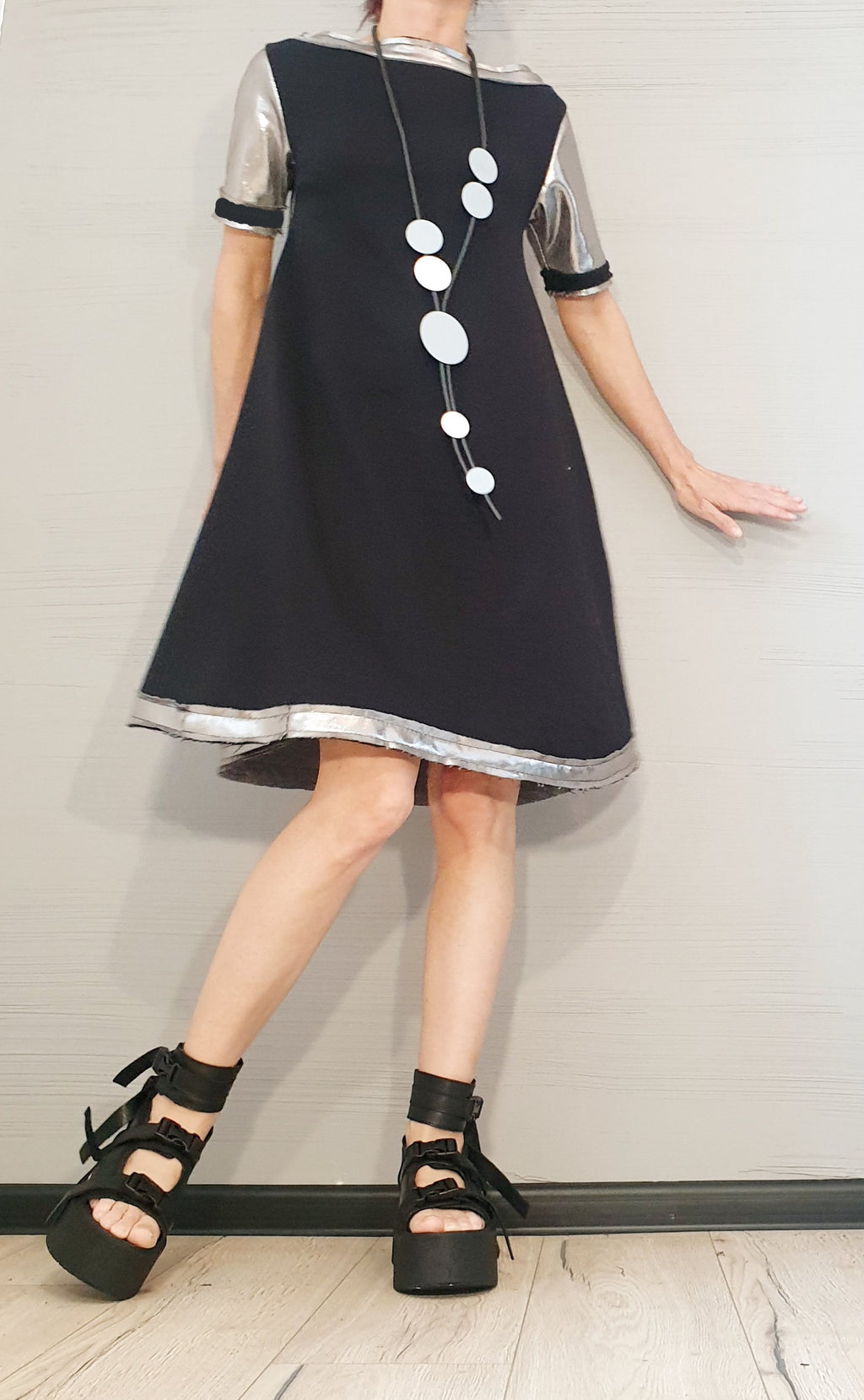 Extravagant Dress, Avant Garde Tunic, Loose TunicDress, Deconstructed Dress, Gothic tunic, Steampunk Tunic, Oversize Tunic