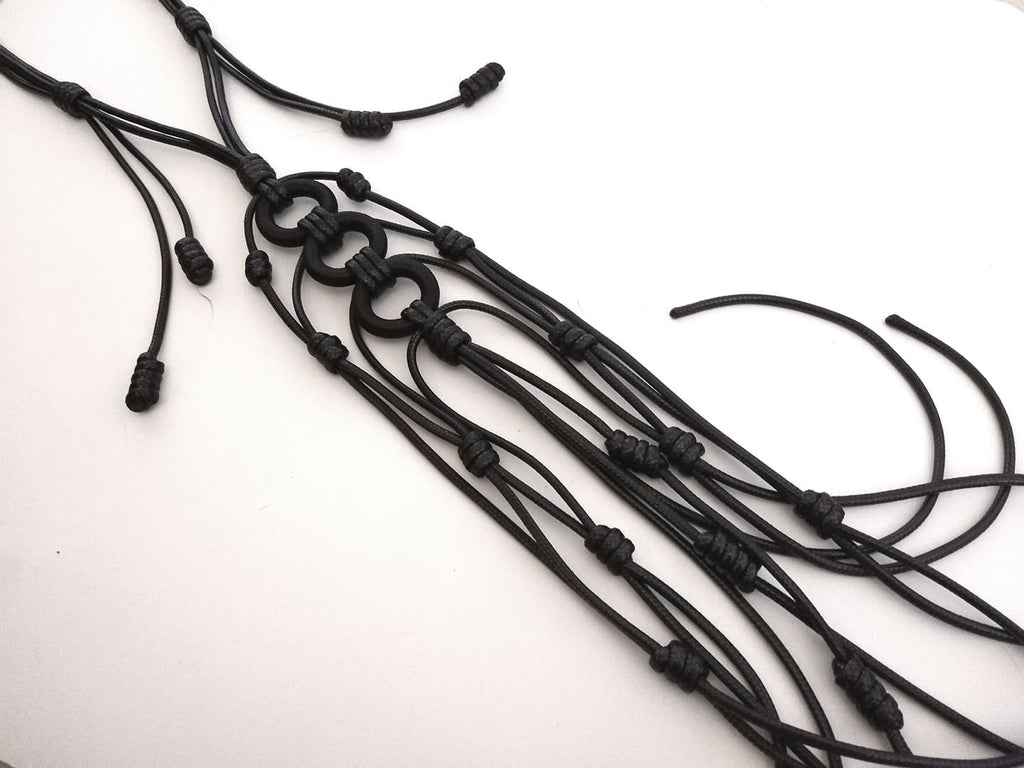 Extravagant Long Necklace, Avant Garde Gothic Necklace, HandMade, UNIQUE Necklace, Art NecklaceChristmas gift for her