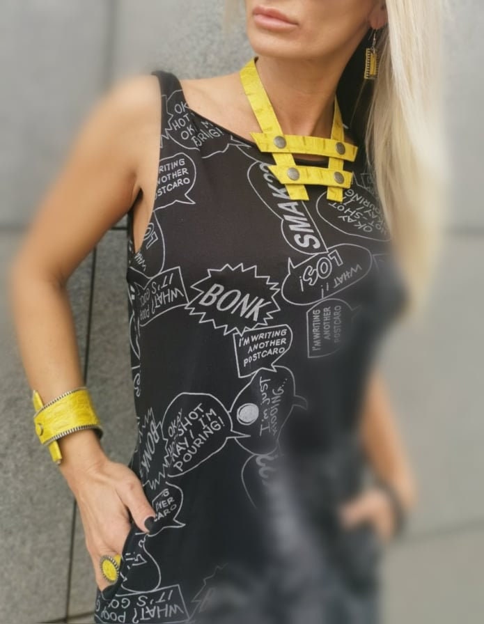 Extravagant Leather Set, Bracelet Ring Necklace, Extravagant Leather Jewelry Set, HandMadeChristmas gift for her