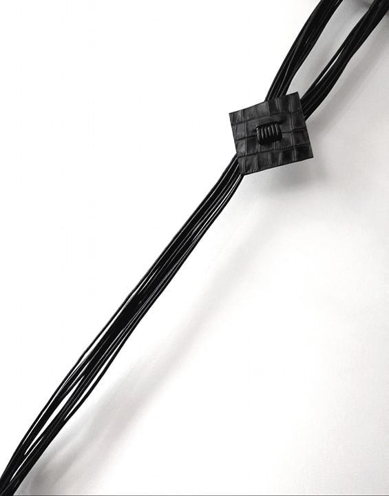 Black Geometric Extravagant Necklace, Avant Garde Gothic Necklace, HandMade, extravagant JewelryChristmas gift for her