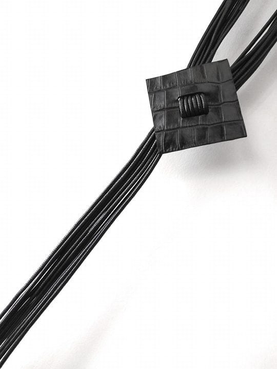 Black Geometric Extravagant Necklace, Avant Garde Gothic Necklace, HandMade, extravagant JewelryChristmas gift for her