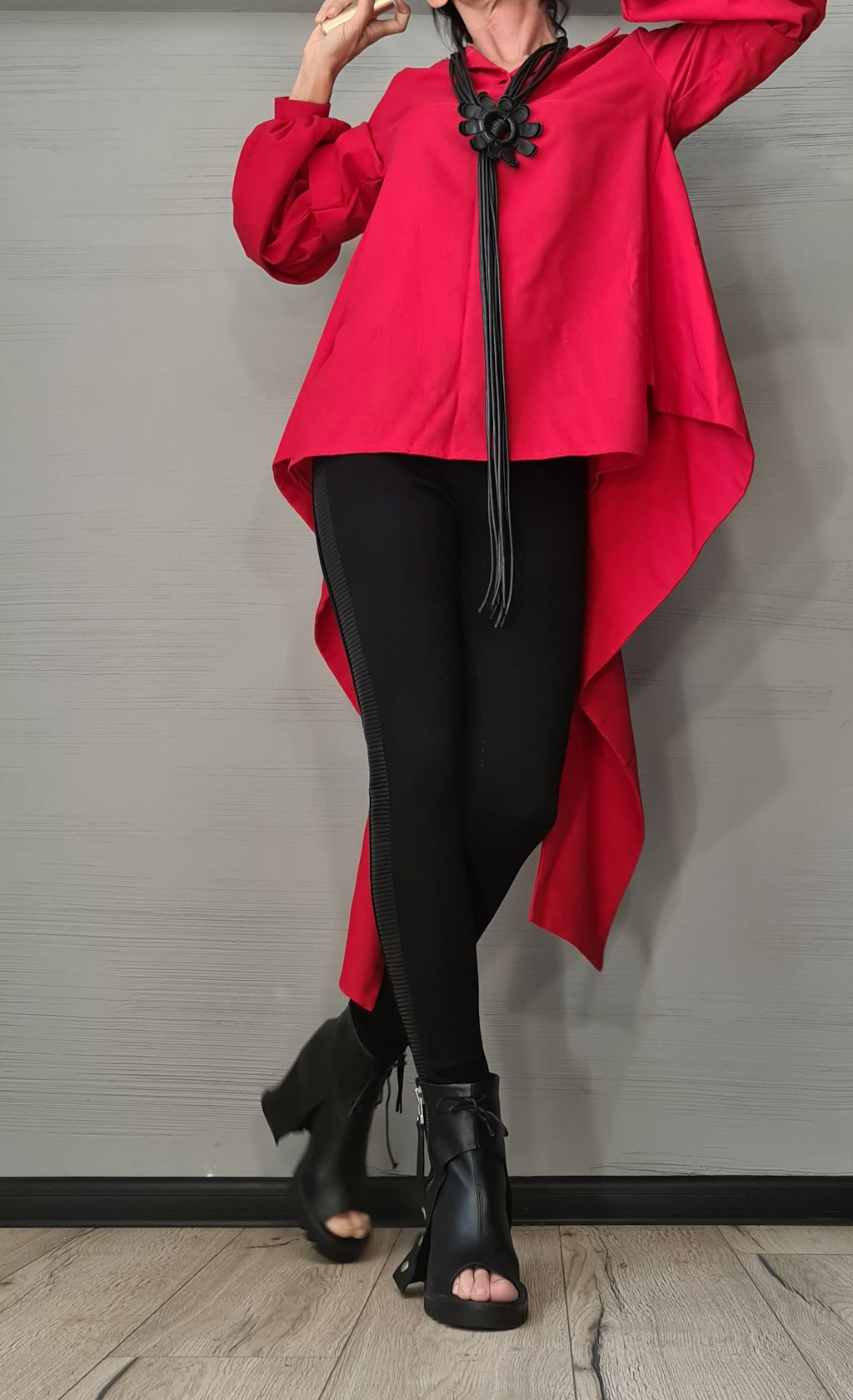 Extravagant Linen Shirt, Avant Garde Shirt, Loose Tunic, Asymmetric Shirt, Grunge Shirt, Oversize Tunic, Shirt Tunic Top, Futuristic Top