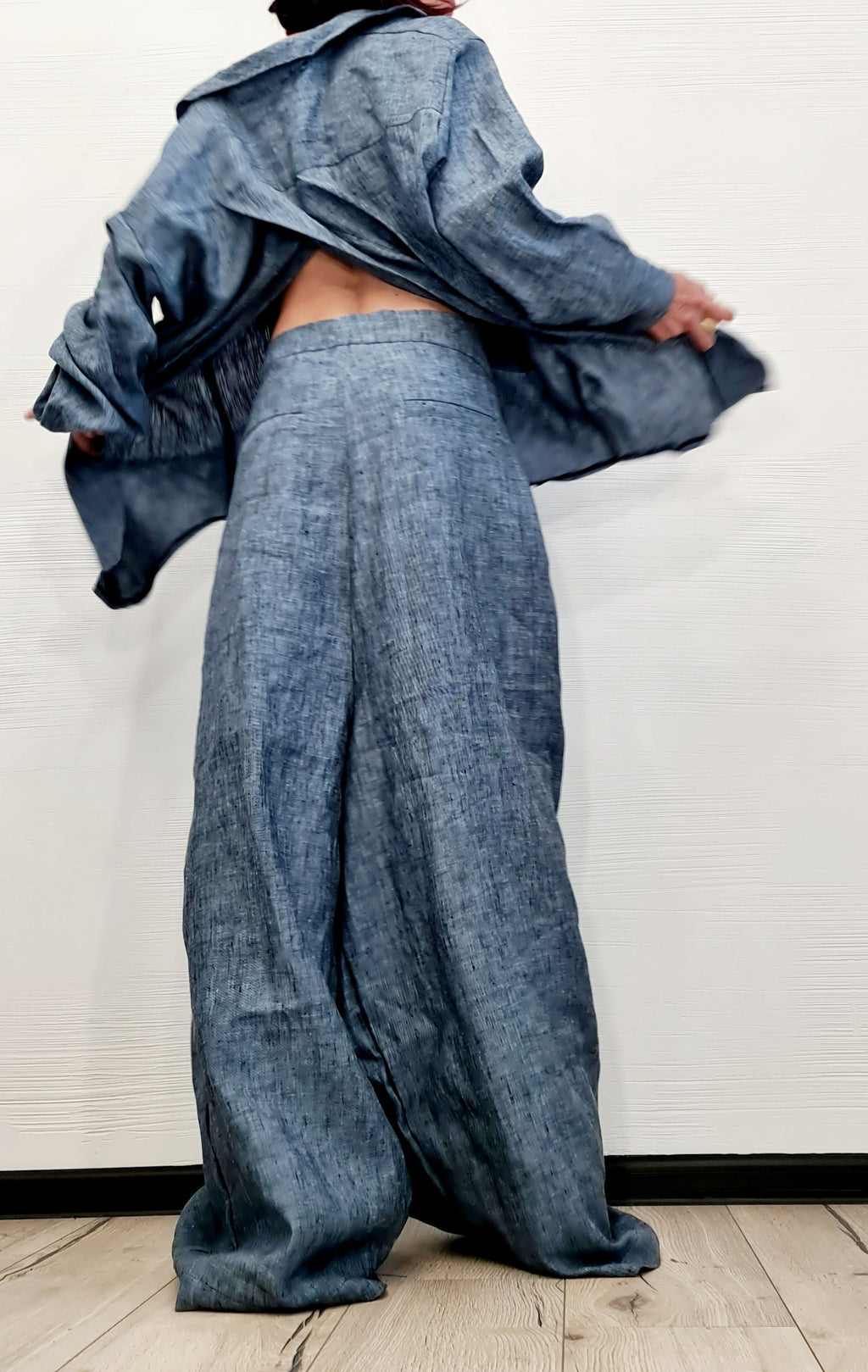 Extravagant Linen Shirt, Avant Garde Shirt, Loose Tunic, Asymmetric Shirt, Grunge Shirt, Oversize Tunic, Shirt Tunic Top