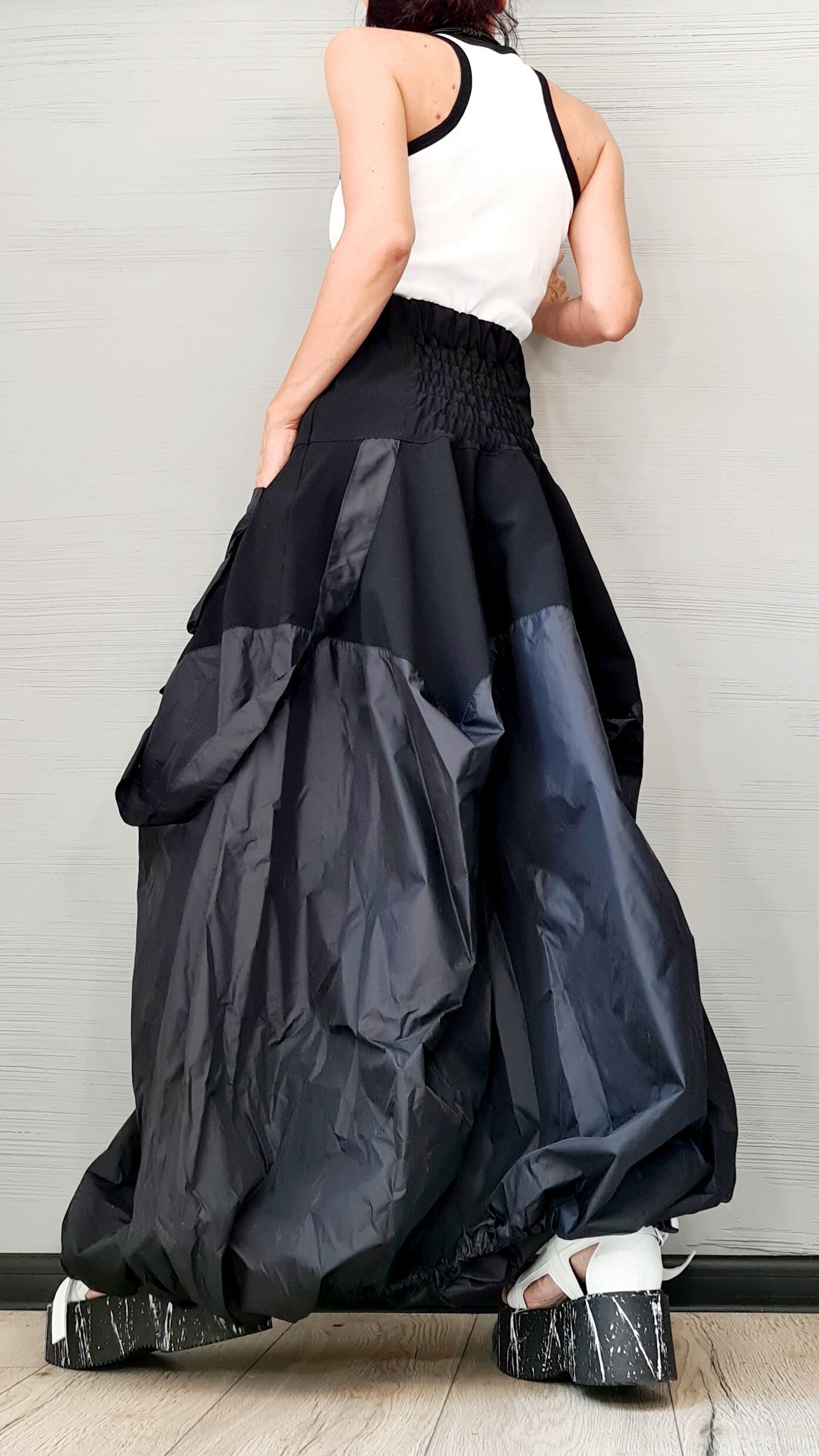 Extravagant Skirt Dress Women, Cocktail Skirt, Gothic Skirt, Asymmetric Skirt Dress, Steampunk Skirt, High Circle Skirt, Wedding Skirt