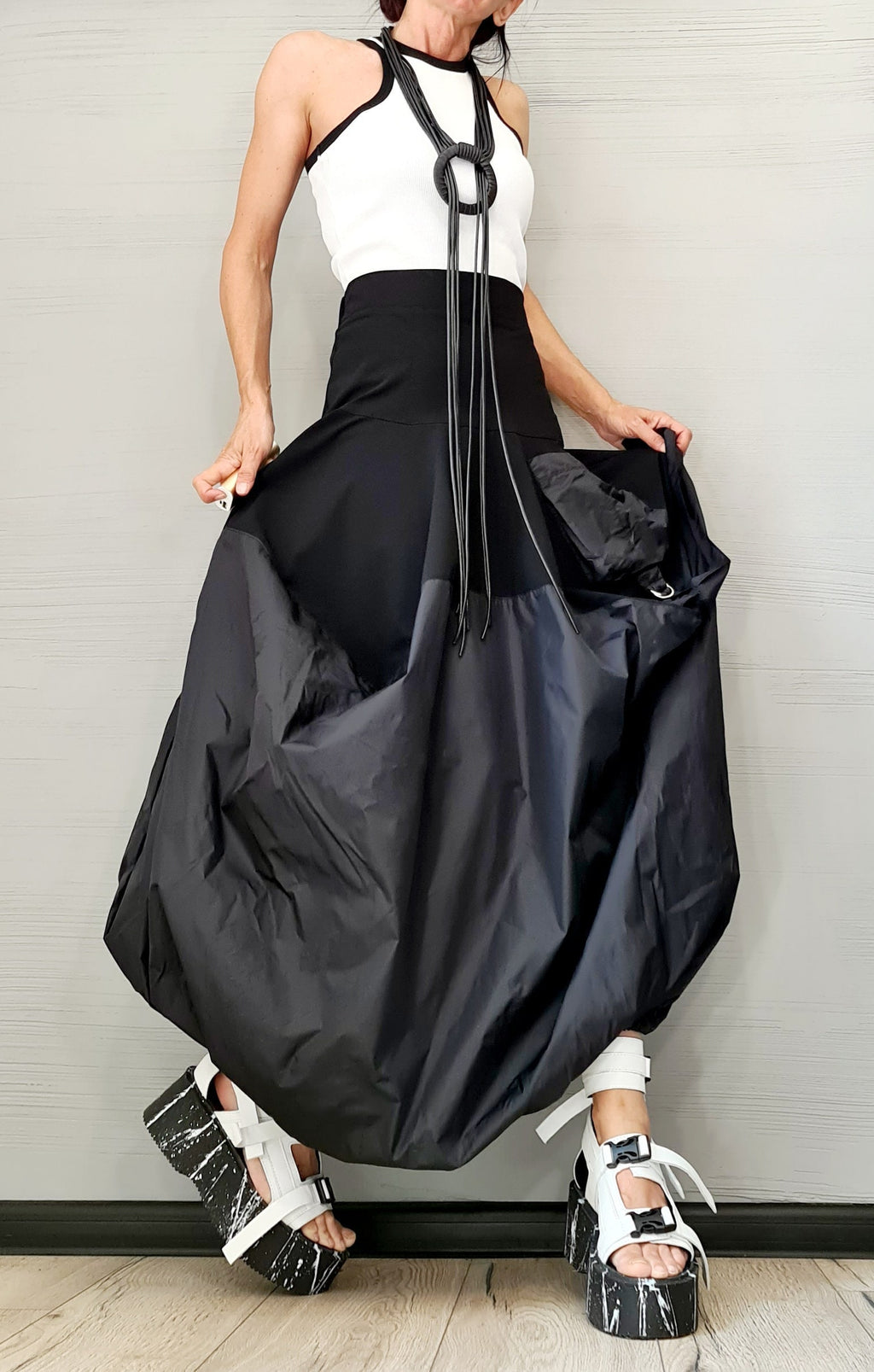 Extravagant Skirt Dress Women, Cocktail Skirt, Gothic Skirt, Asymmetric Skirt Dress, Steampunk Skirt, High Circle Skirt, Wedding Skirt