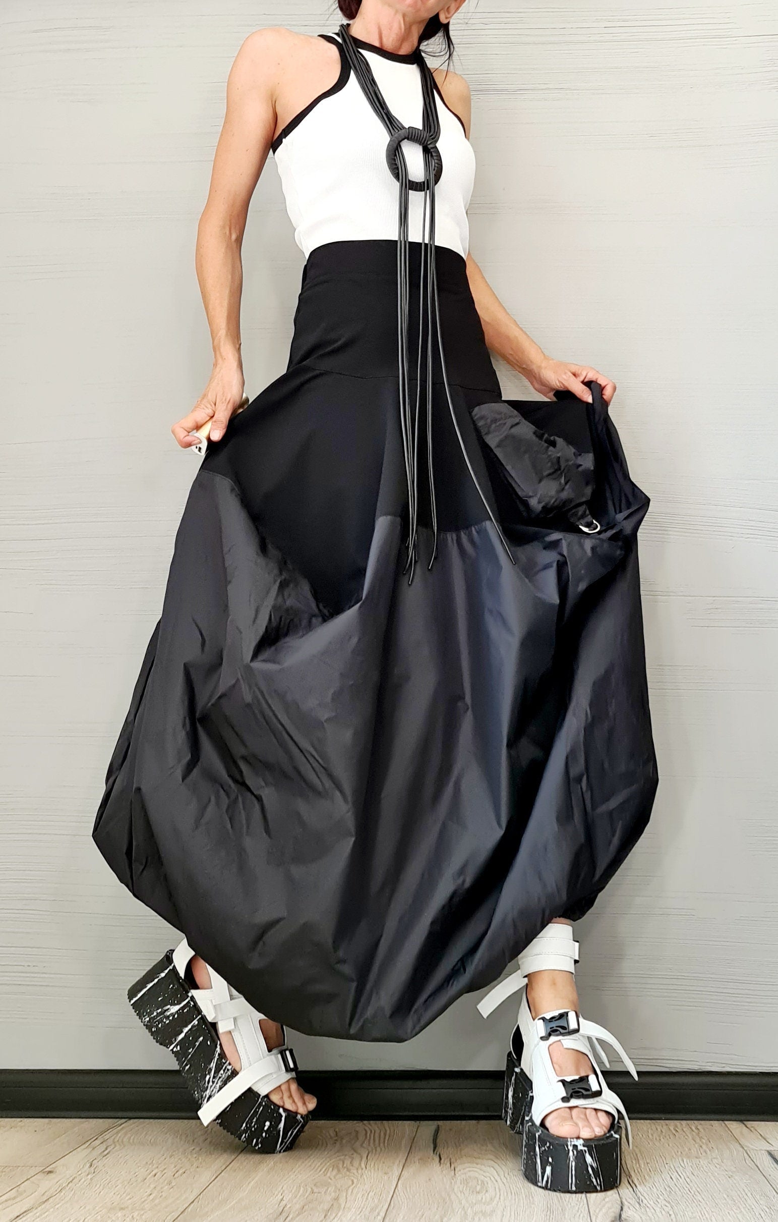 Extravagant Skirt Dress Women, Cocktail Skirt, Gothic Skirt, Asymmetric Skirt Dress, Steampunk Skirt, High Circle Skirt, Wedding Skirt