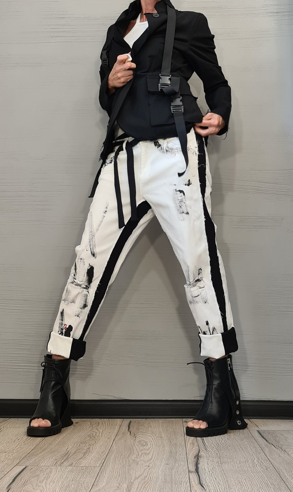 Asymmetrical Black Blazer, Avant Garde Women Blazer, Gothic Jacket, Extravagant Jacket, Steampunk Jacket, Party Jacket