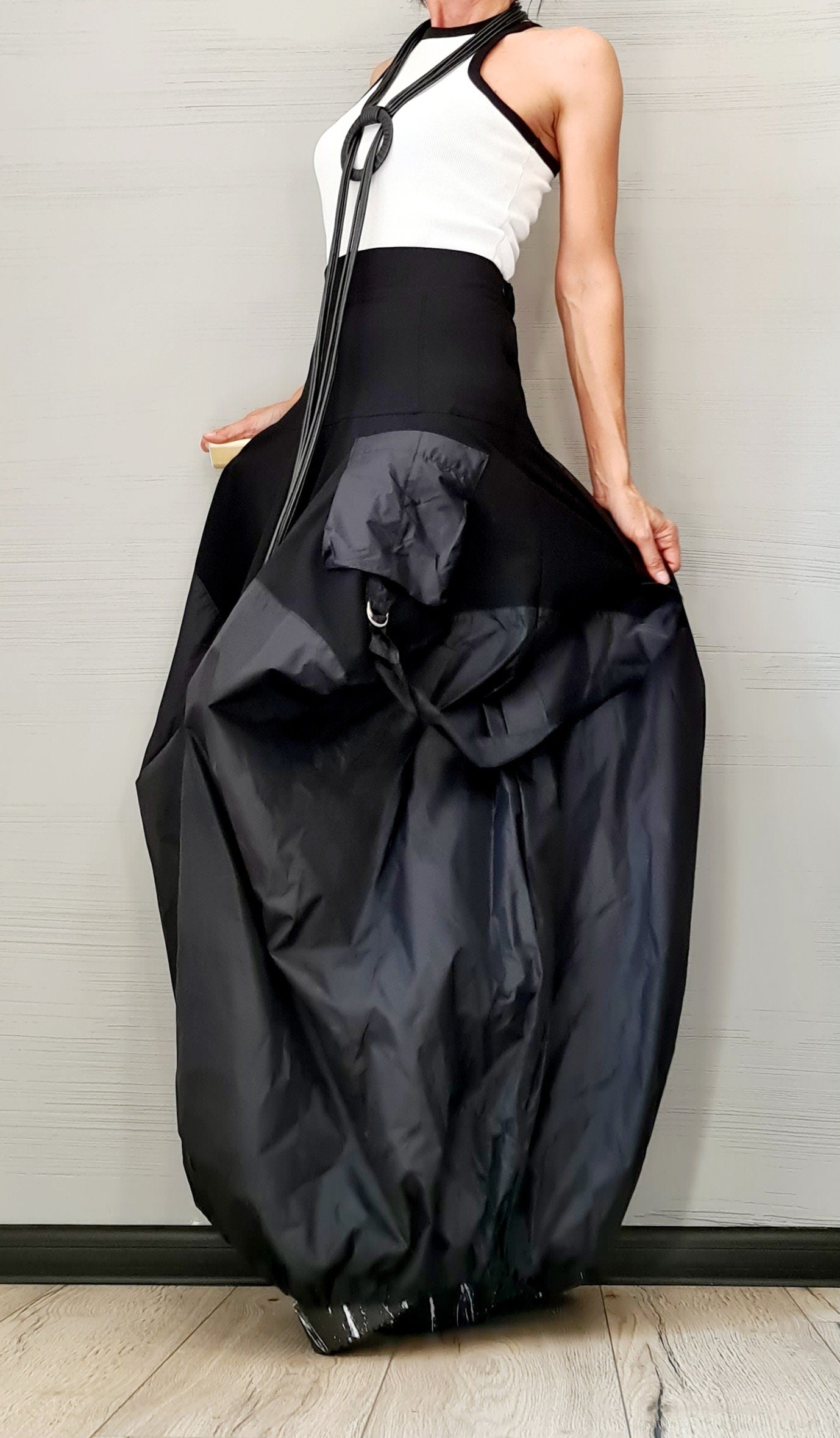 Extravagant Skirt Dress Women, Cocktail Skirt, Gothic Skirt, Asymmetric Skirt Dress, Steampunk Skirt, High Circle Skirt, Wedding Skirt