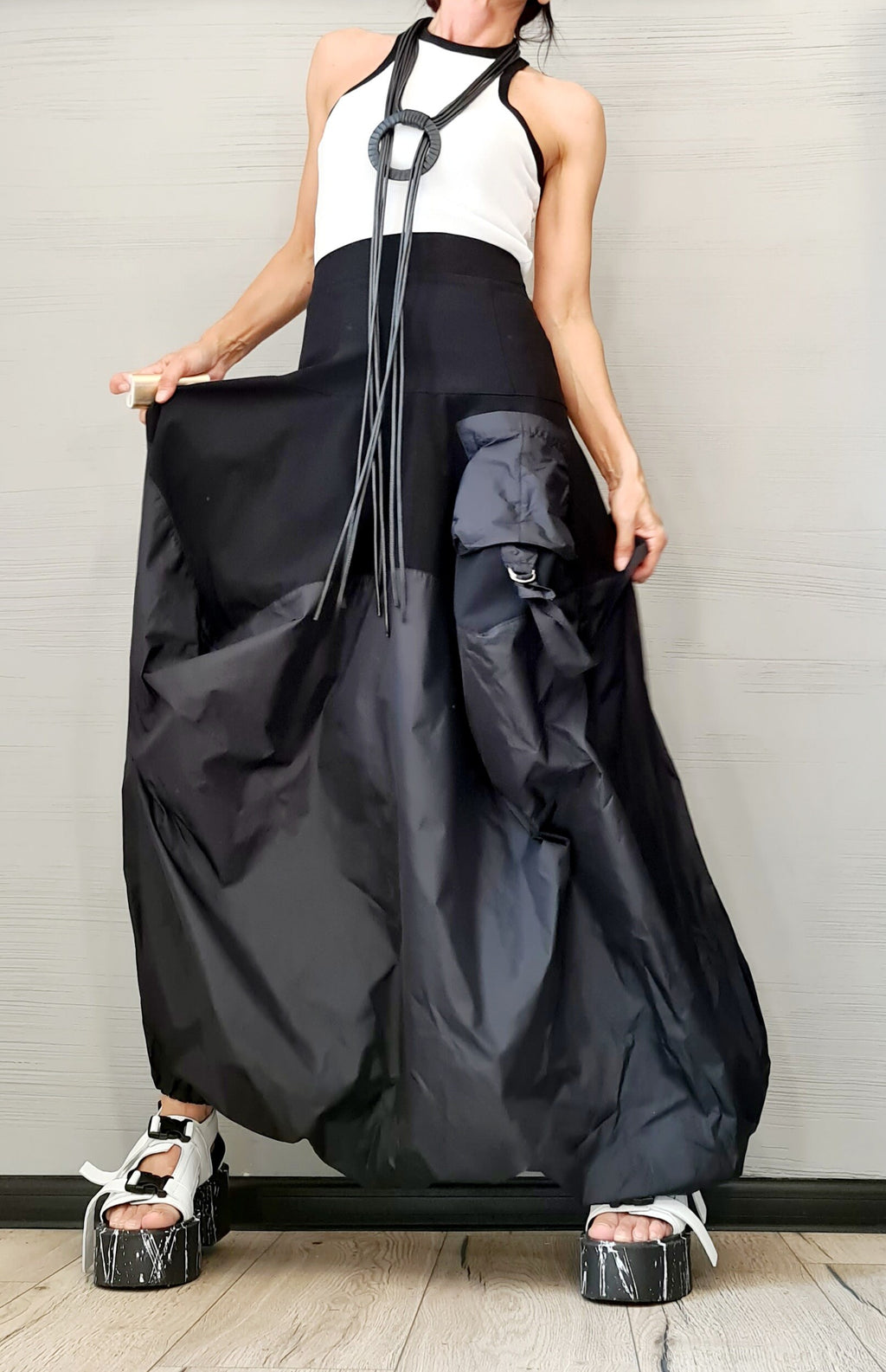 Extravagant Skirt Dress Women, Cocktail Skirt, Gothic Skirt, Asymmetric Skirt Dress, Steampunk Skirt, High Circle Skirt, Wedding Skirt