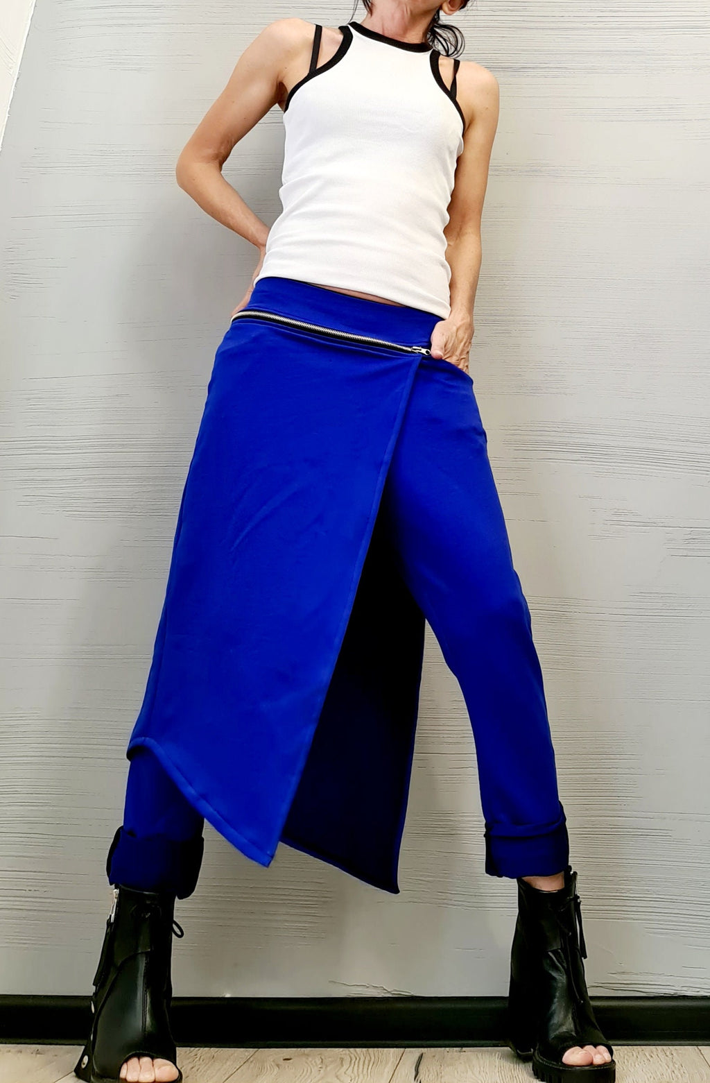 Avant Garde Pants, Asymmetric Pants Women, Avant Garde Pants, Extravagant Pants, Casual Pants, Sexy Pants