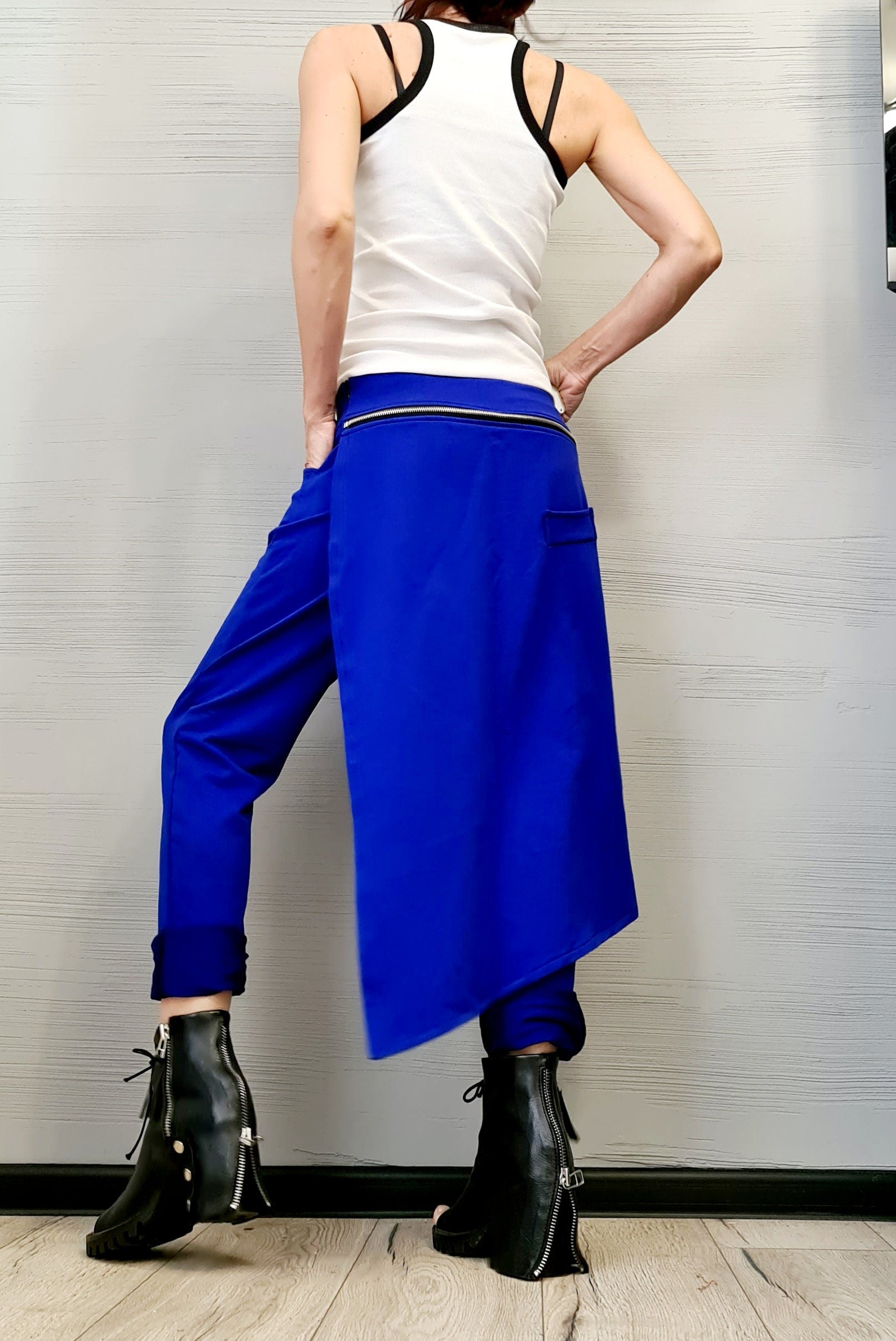 Avant Garde Pants, Asymmetric Pants Women, Avant Garde Pants, Extravagant Pants, Casual Pants, Sexy Pants