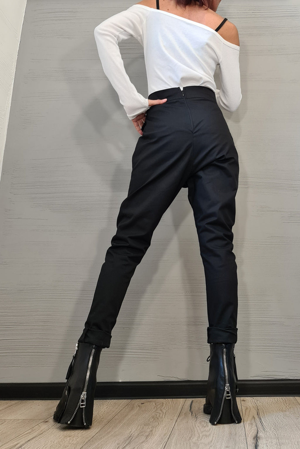 Avant Garde Pants, Extravagant Women Skinny Pants, Black Sexy Pants, Extravagant Pants, Casual Pants, Coctail Pants