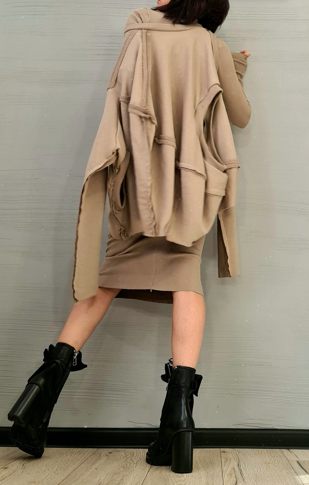 Designer Set, Women Cotton Dress Set, Two Piece Set, Short Long Dress Tunic Set, Gothic Set , Plus Size Set, Sexy Dress, NEW Collection