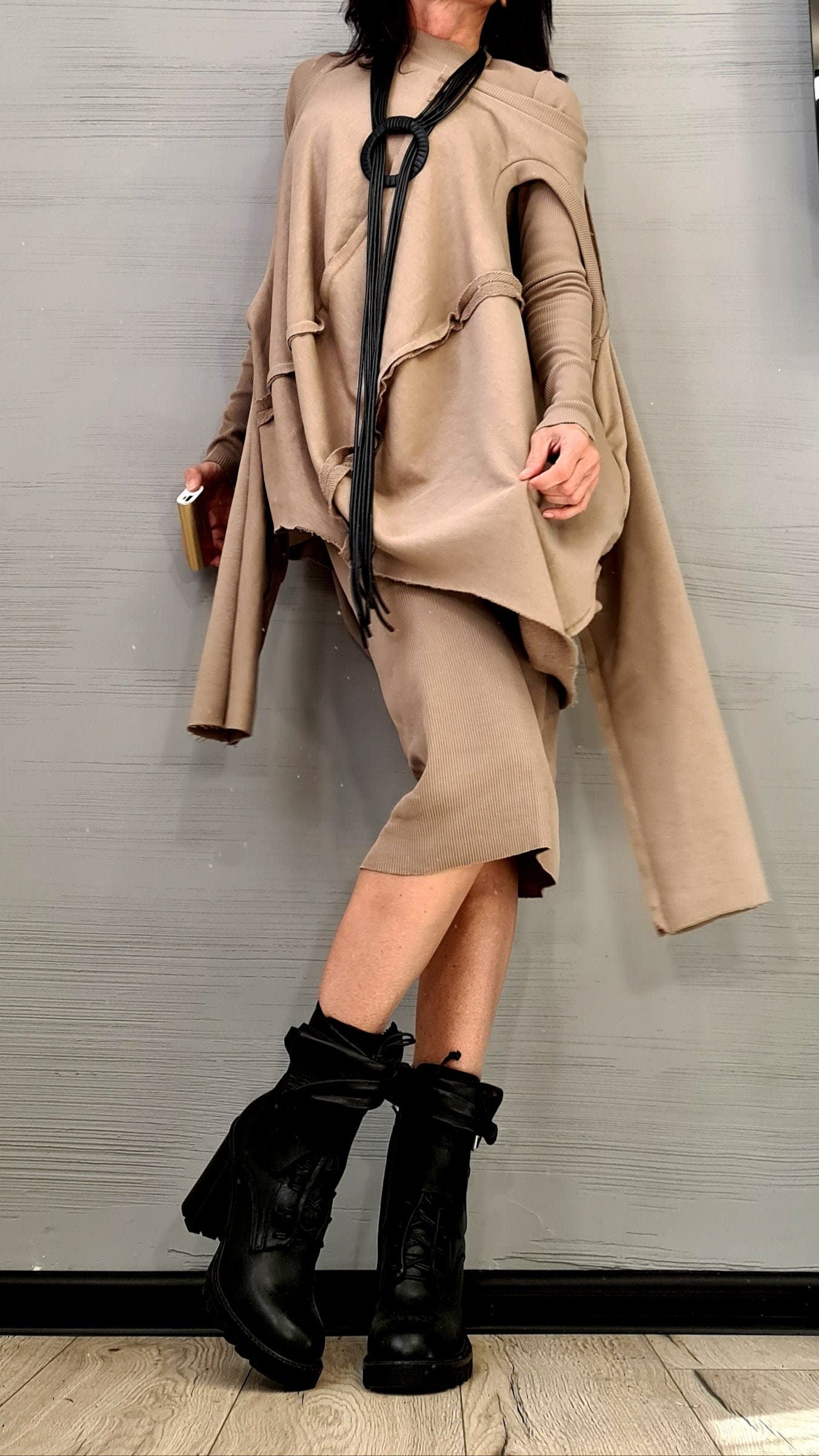 Designer Set, Women Cotton Dress Set, Two Piece Set, Short Long Dress Tunic Set, Gothic Set , Plus Size Set, Sexy Dress, NEW Collection