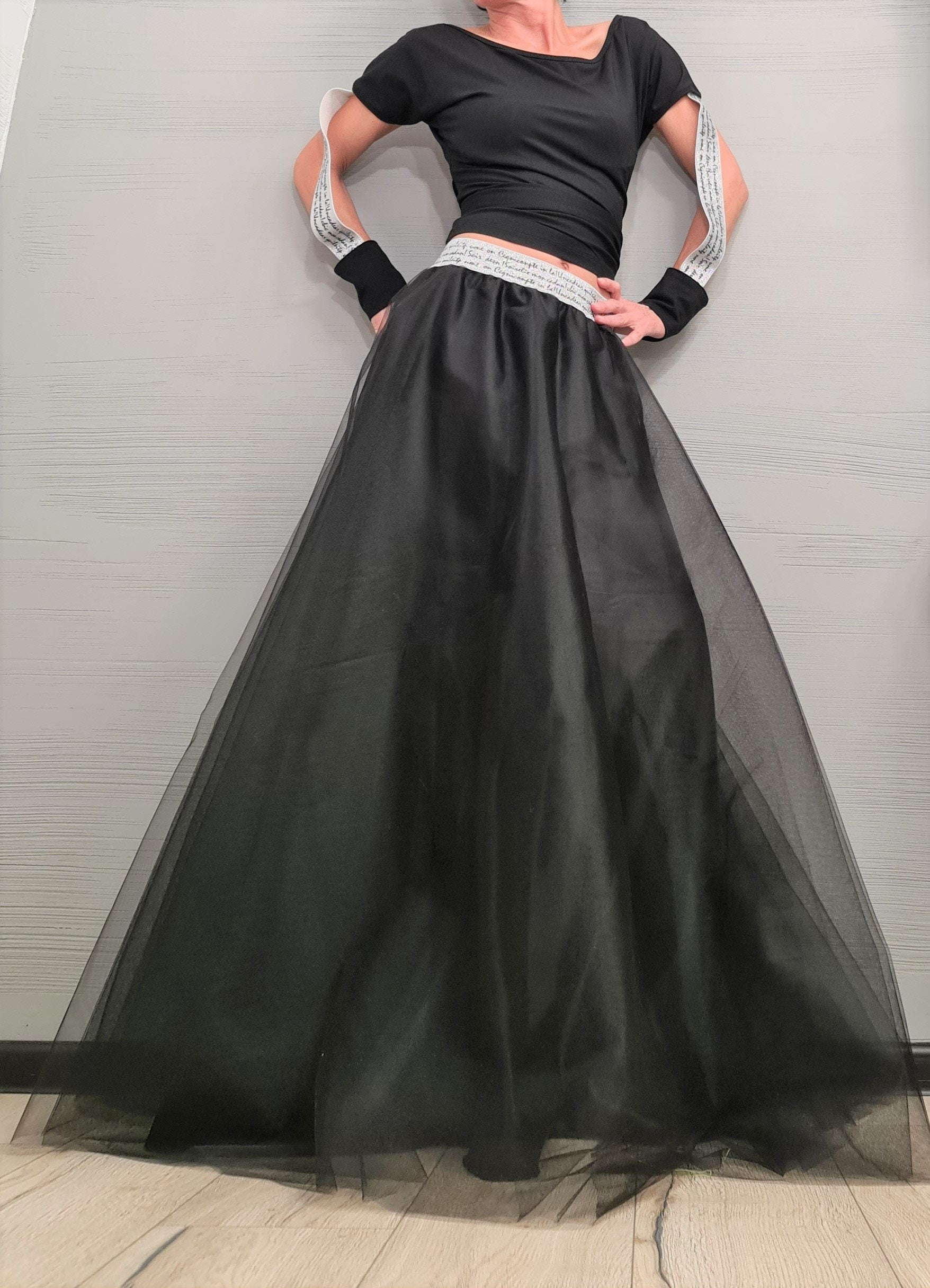 Extravagant Set, Gothic Women Set, Women Cocktail Costume, Wedding Set, Blouse And Long Skirt Set, Christmas New Year set New collection