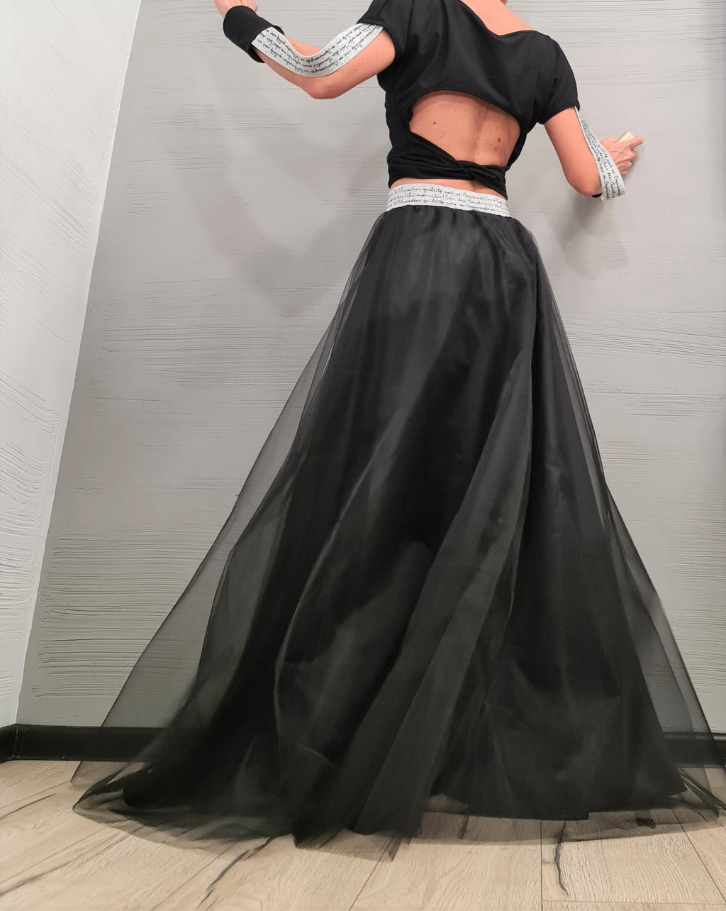 Extravagant Set, Gothic Women Set, Women Cocktail Costume, Wedding Set, Blouse And Long Skirt Set, Christmas New Year set New collection