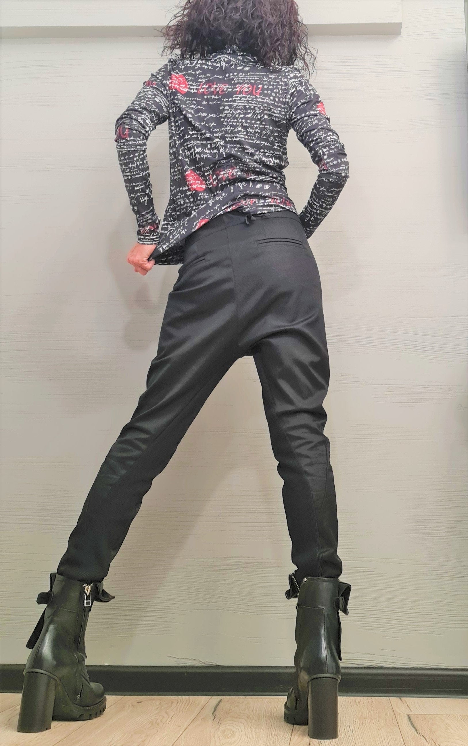 Extravagant Women Skinny Pants, New collection Pants, Women Pants, Cyberpunk Trousers, Black Sexy Pants, Gothic Pants