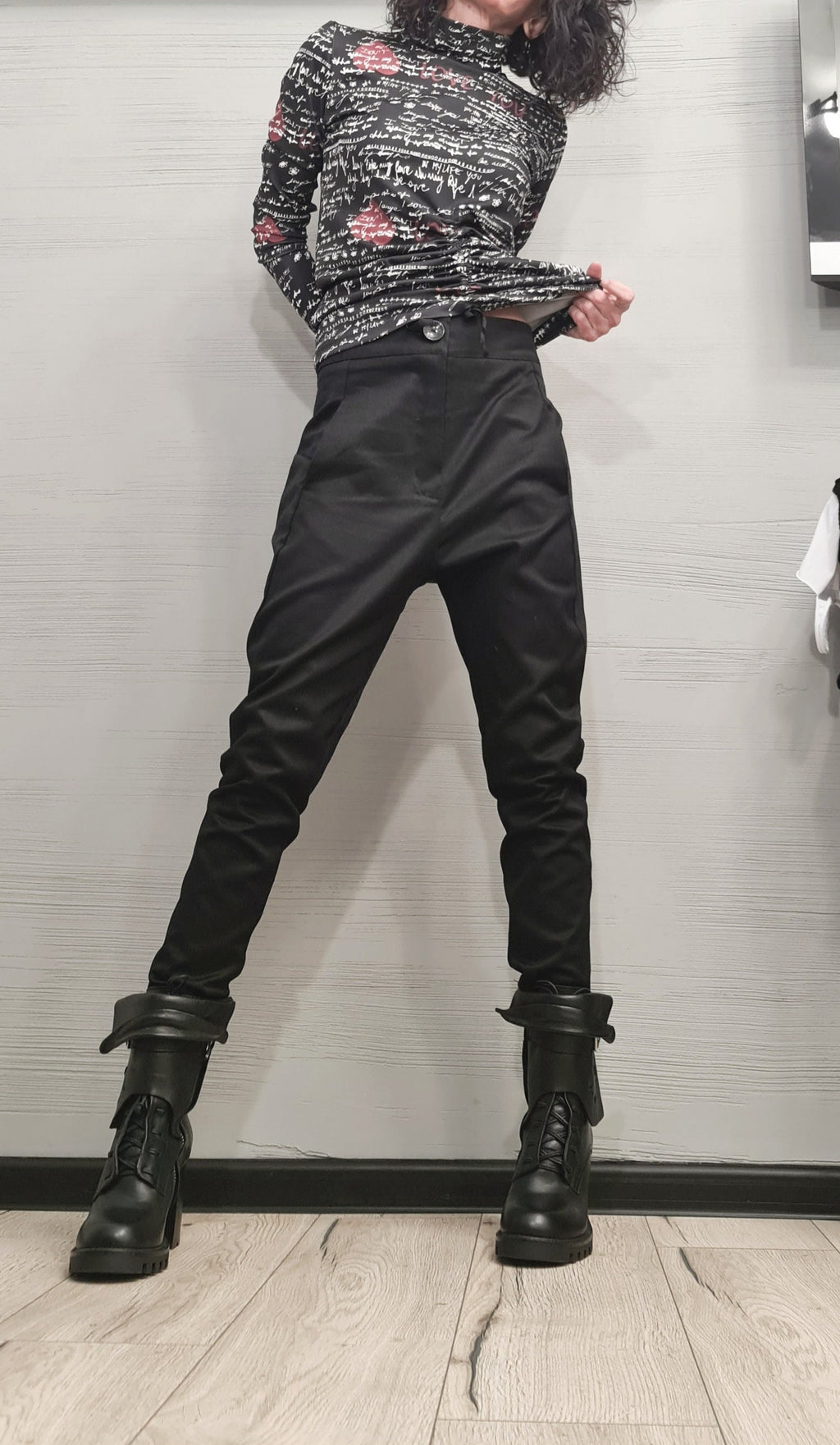 Extravagant Women Skinny Pants, New collection Pants, Women Pants, Cyberpunk Trousers, Black Sexy Pants, Gothic Pants