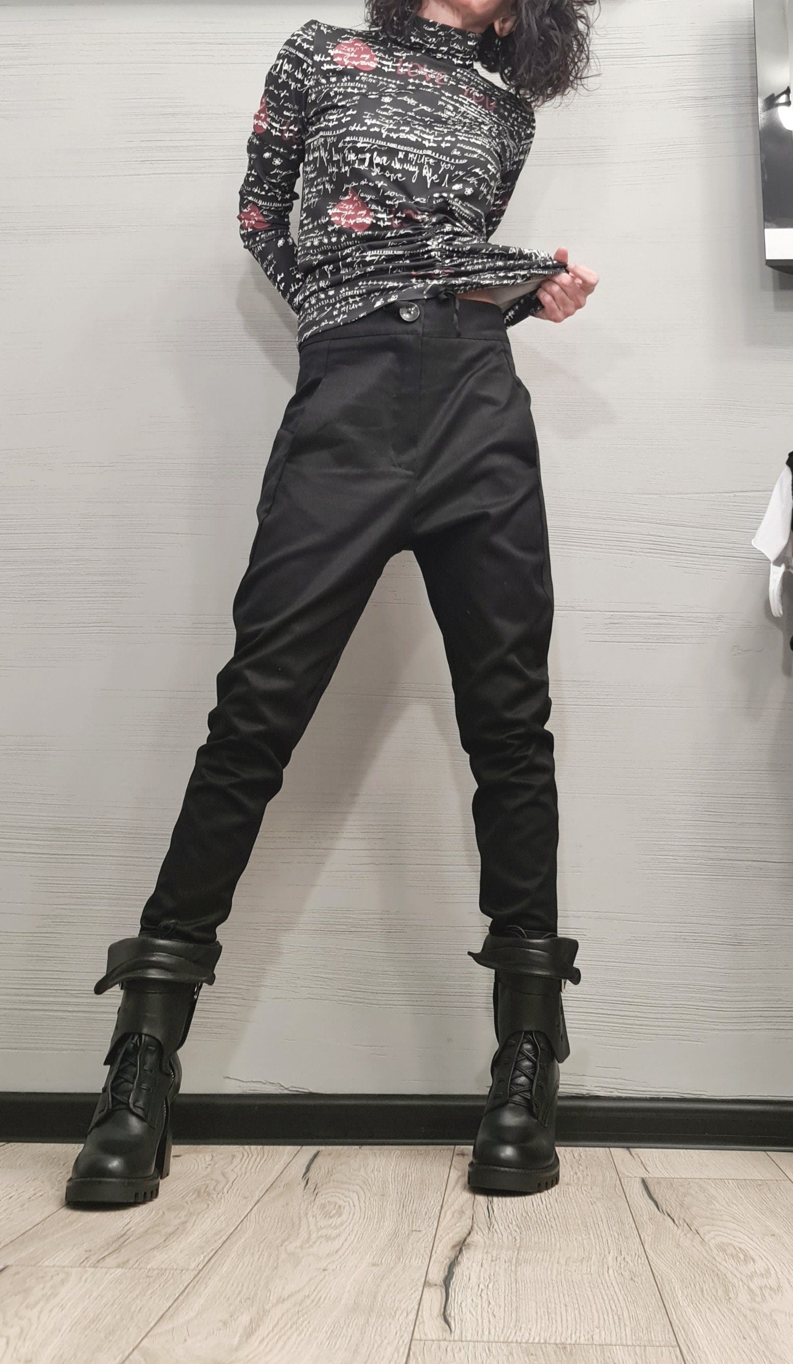 Extravagant Women Skinny Pants, New collection Pants, Women Pants, Cyberpunk Trousers, Black Sexy Pants, Gothic Pants