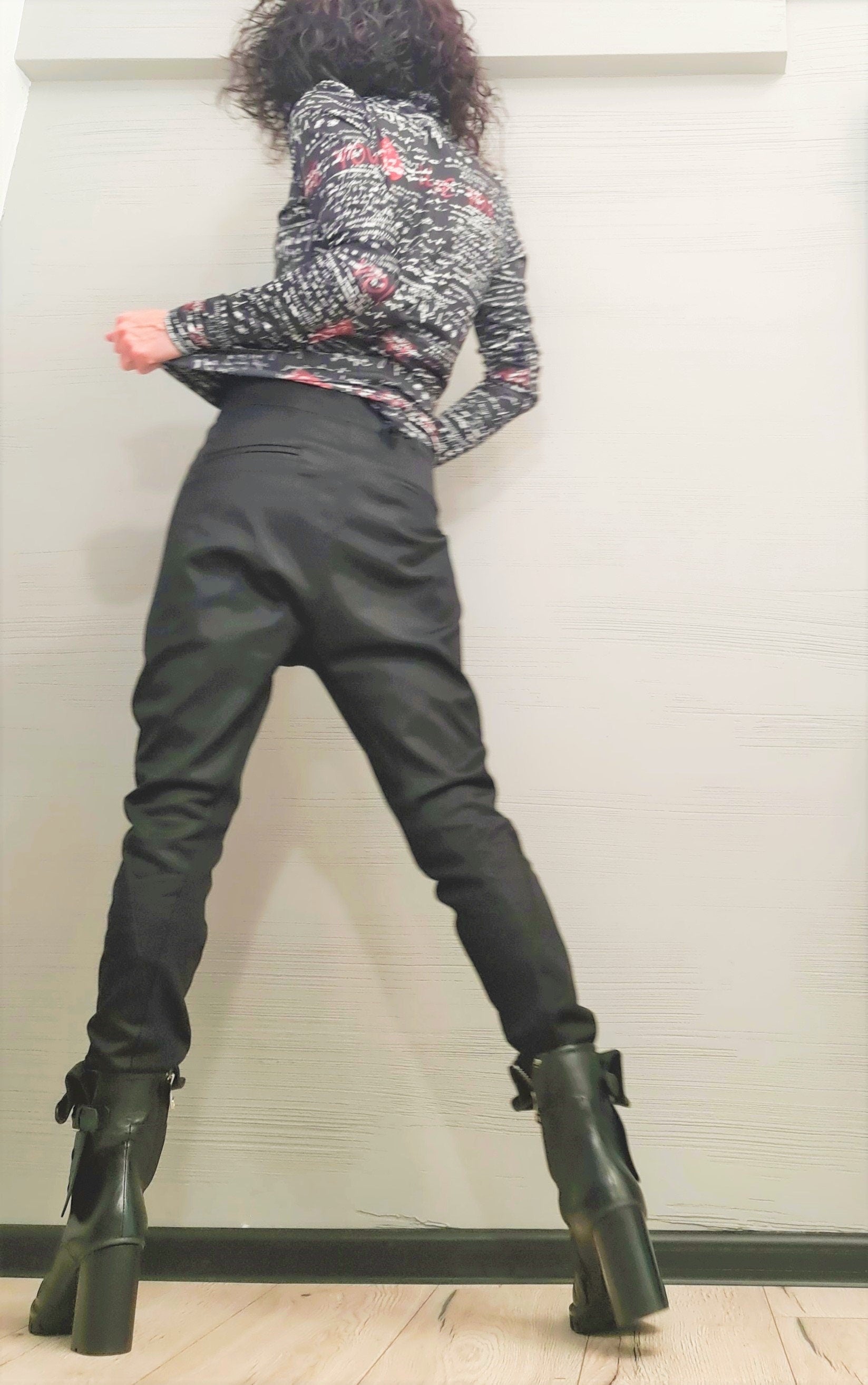 Extravagant Women Skinny Pants, New collection Pants, Women Pants, Cyberpunk Trousers, Black Sexy Pants, Gothic Pants