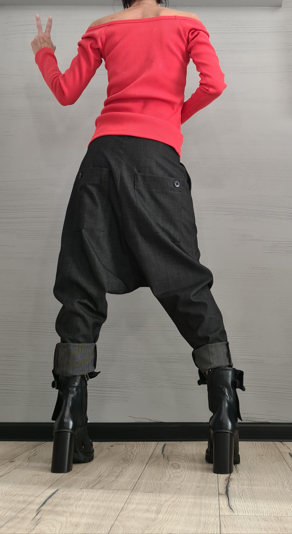 New collection Avant Garde Pants, Harem Pants Women, Drop Crotch Pants, Baggy Pants, Extravagant Pants, Loose Pants