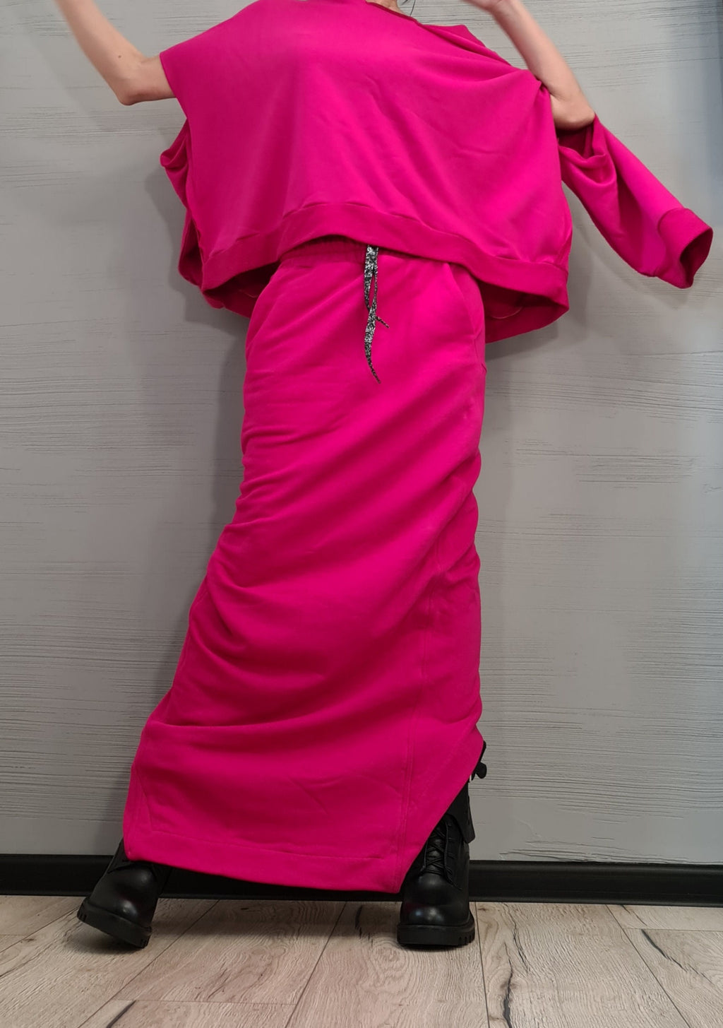 New collection Blouse And Skirt Set, Gothic Women Cotton Costume, Extravagant Women Casual Outfit, Sexy Women Suit