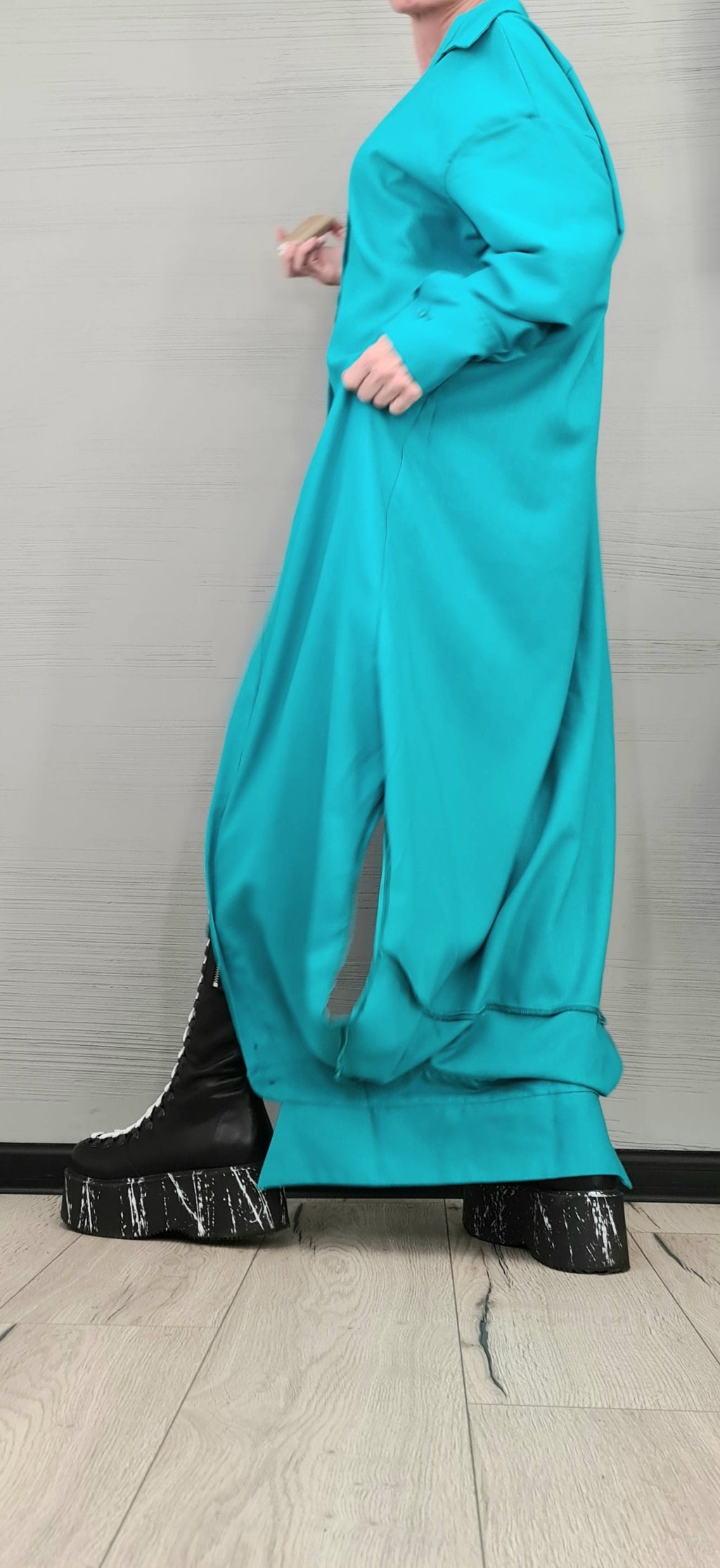 Deconstructed Shirt, Asymmetric Linen Shirt, Long Short Shirt , Avant Garde Tunic, Loose Tunic Shirt,Extravagant Shirt, New collection