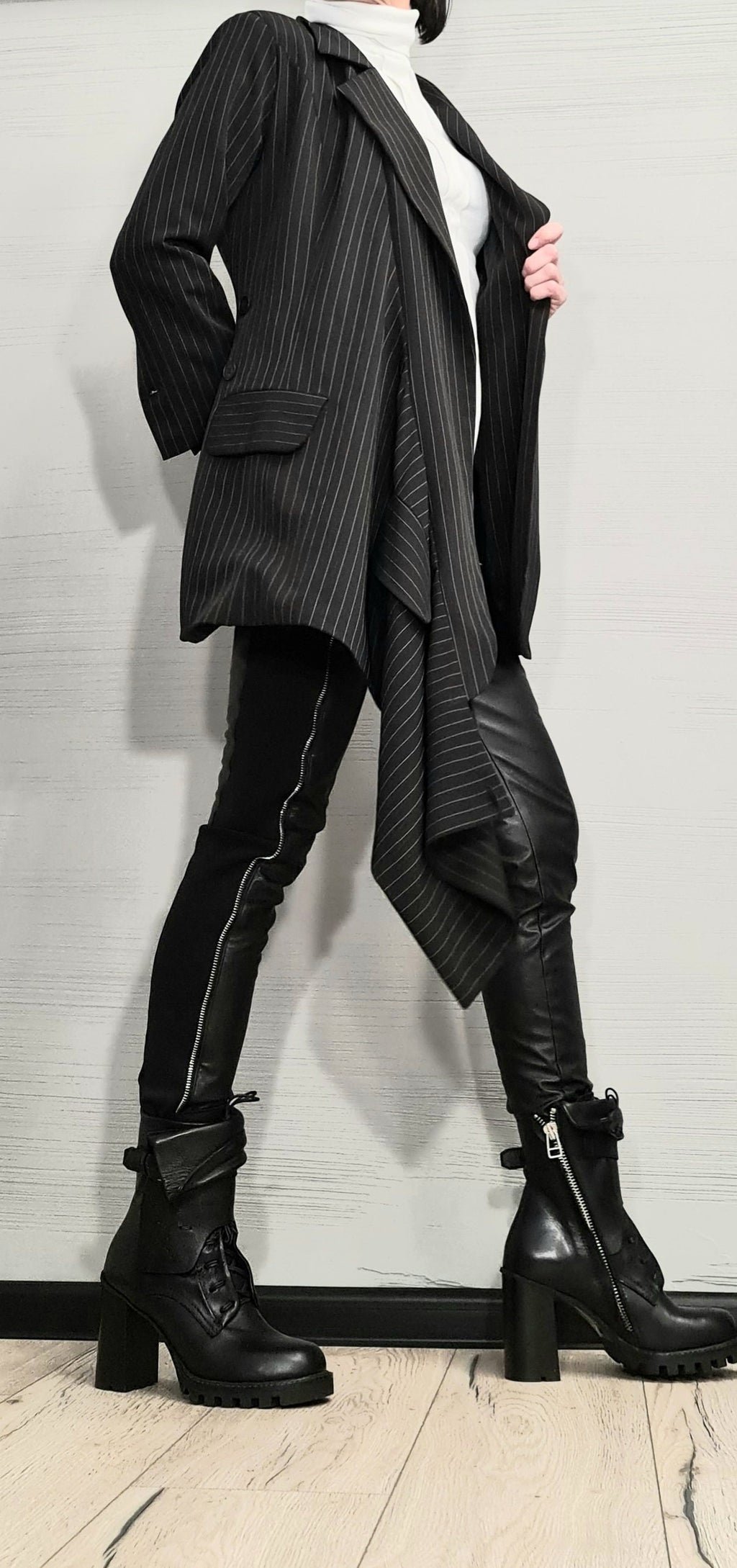 New collection Asymmetrical Black Blazer, Avant Garde Women Blazer, Gothic Jacket, Extravagant Jacket, Steampunk Jacket, Party Jacket