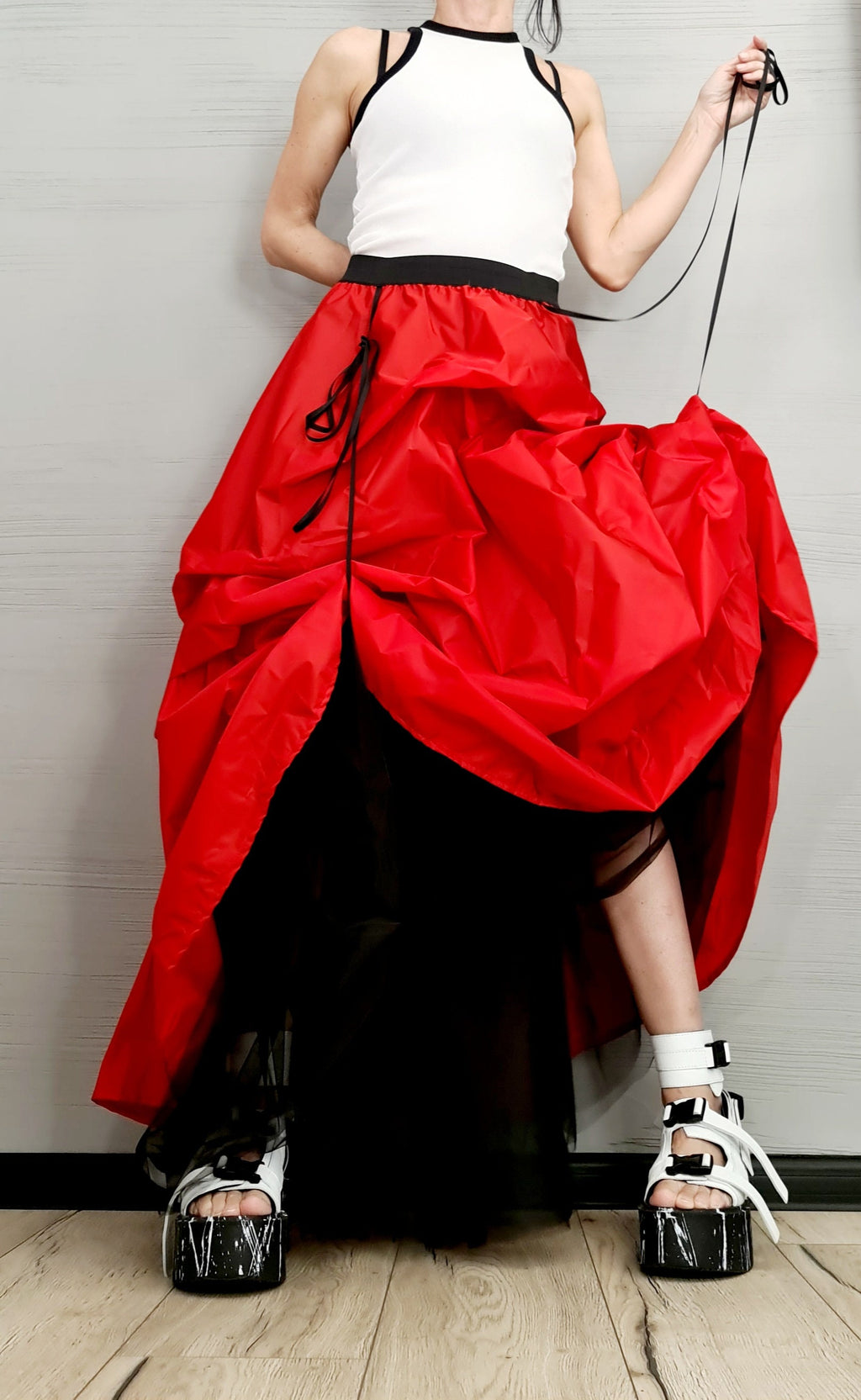 New collection Extravagant Ball Skirt Women, Tutu Cocktail Skirt, Asymmetric Long Short Skirt, High Tulle Circle Skirt, Wedding Skirt