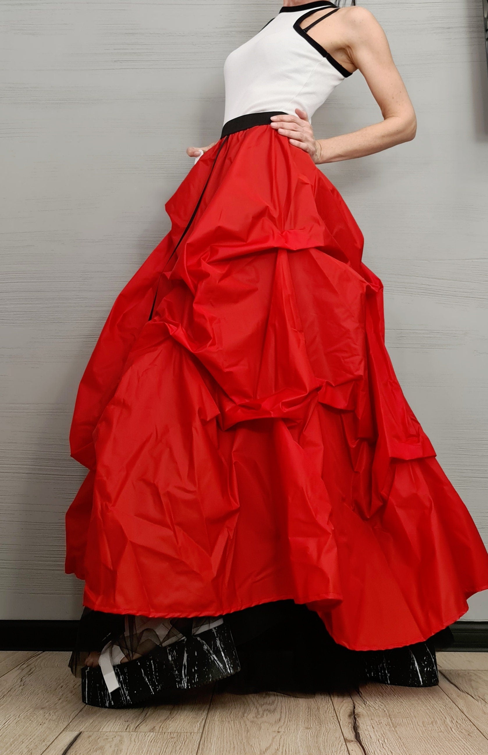 New collection Extravagant Ball Skirt Women, Tutu Cocktail Skirt, Asymmetric Long Short Skirt, High Tulle Circle Skirt, Wedding Skirt