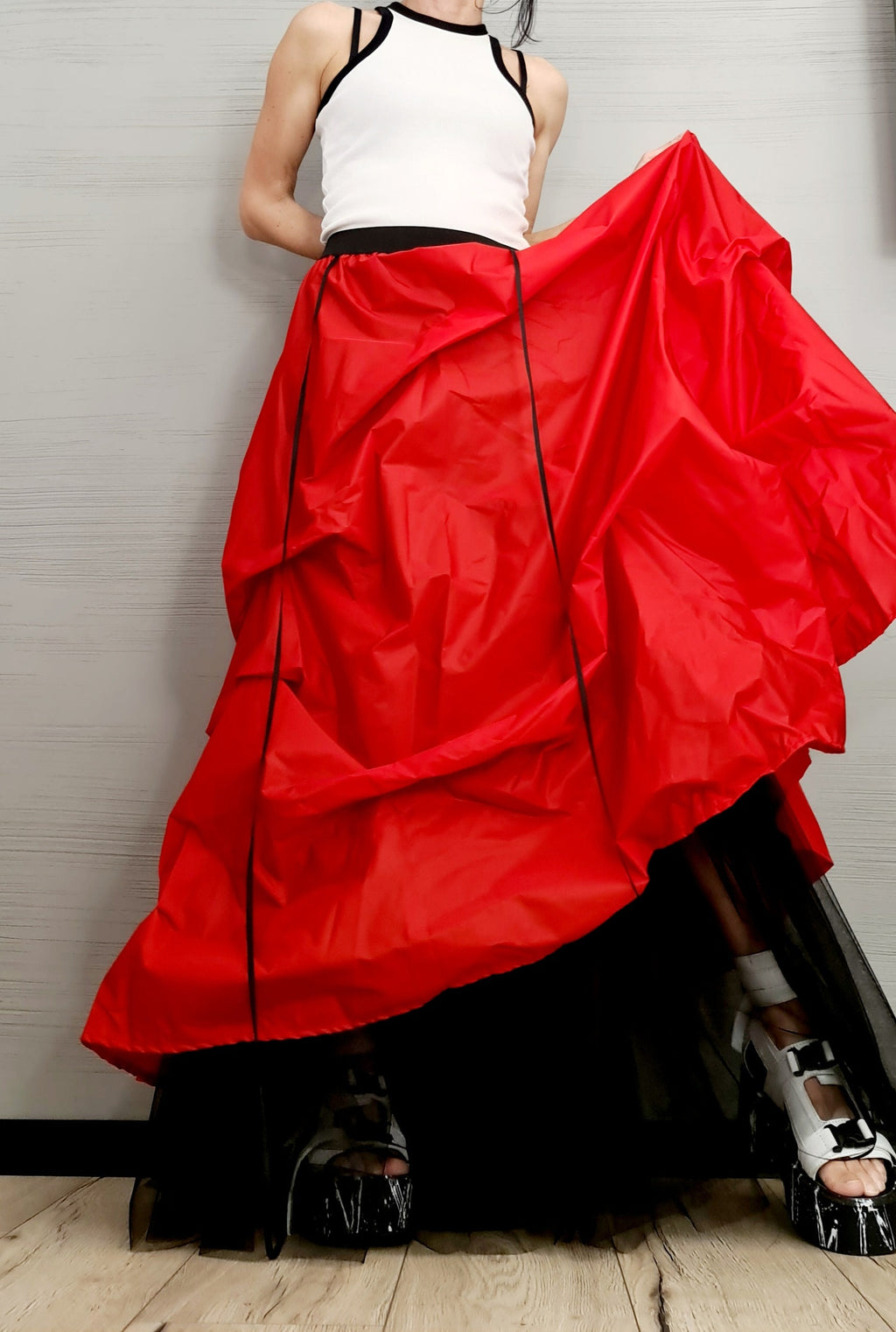 New collection Extravagant Ball Skirt Women, Tutu Cocktail Skirt, Asymmetric Long Short Skirt, High Tulle Circle Skirt, Wedding Skirt